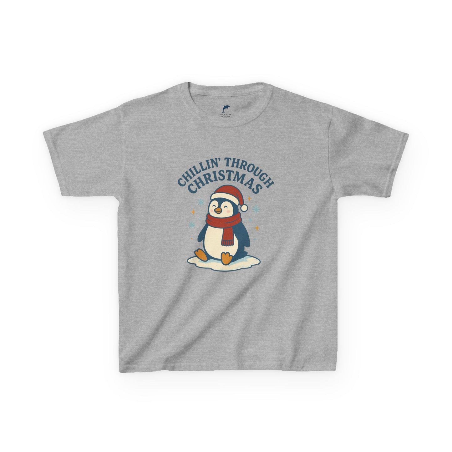 Chillin’ Through Christmas Penguin Kids Tee