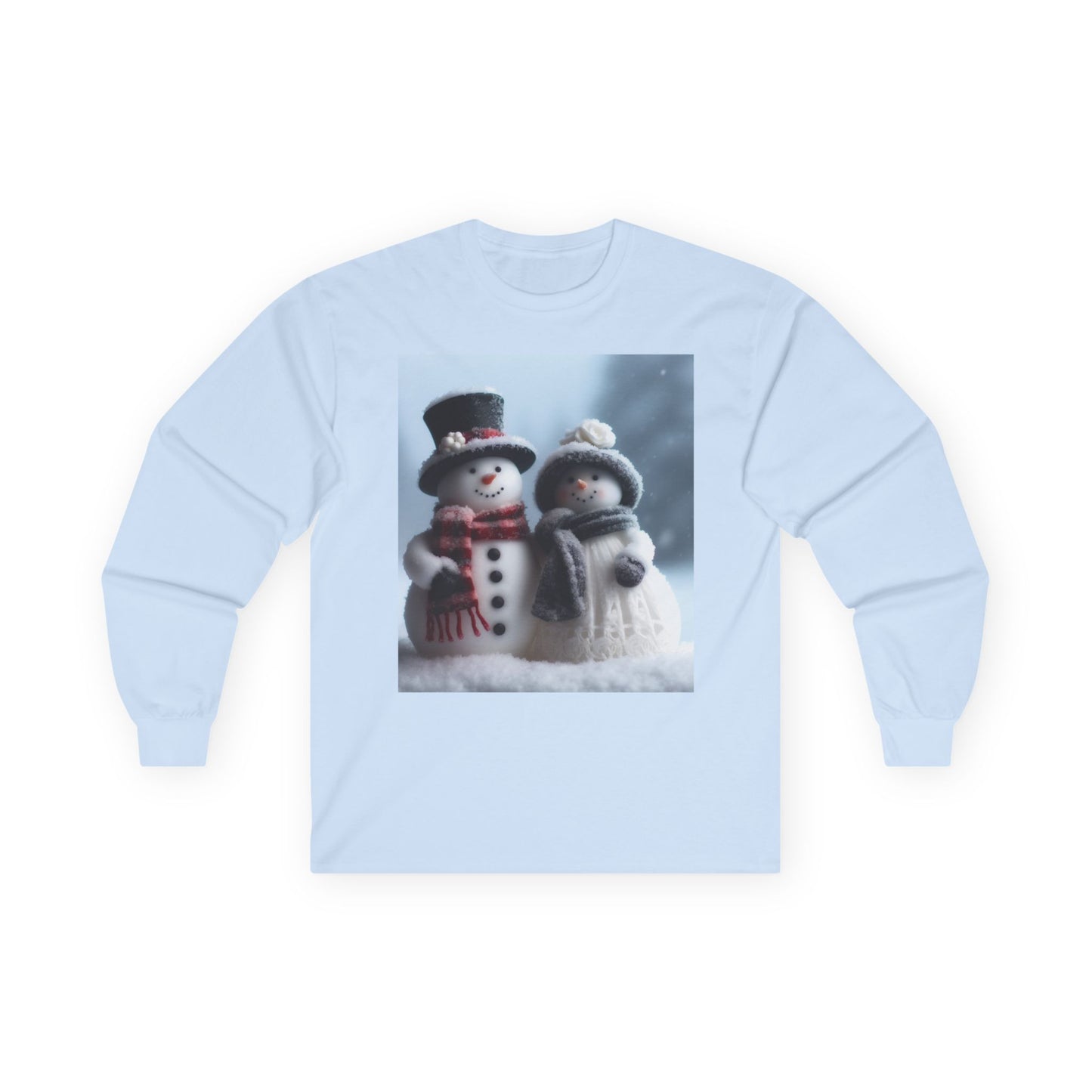 Unisex Ultra Cotton Long Sleeve Tee (Snow People)