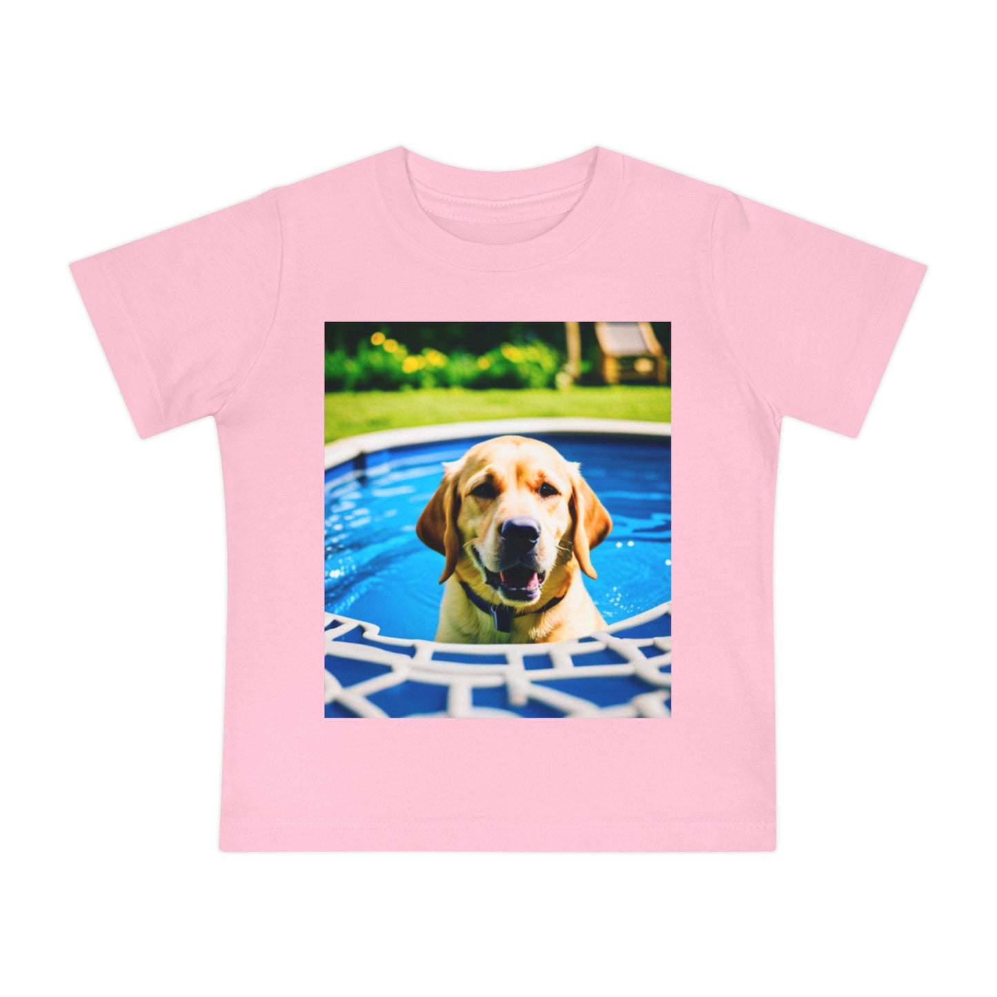 Baby Short Sleeve T-Shirt (Yellow Lab)