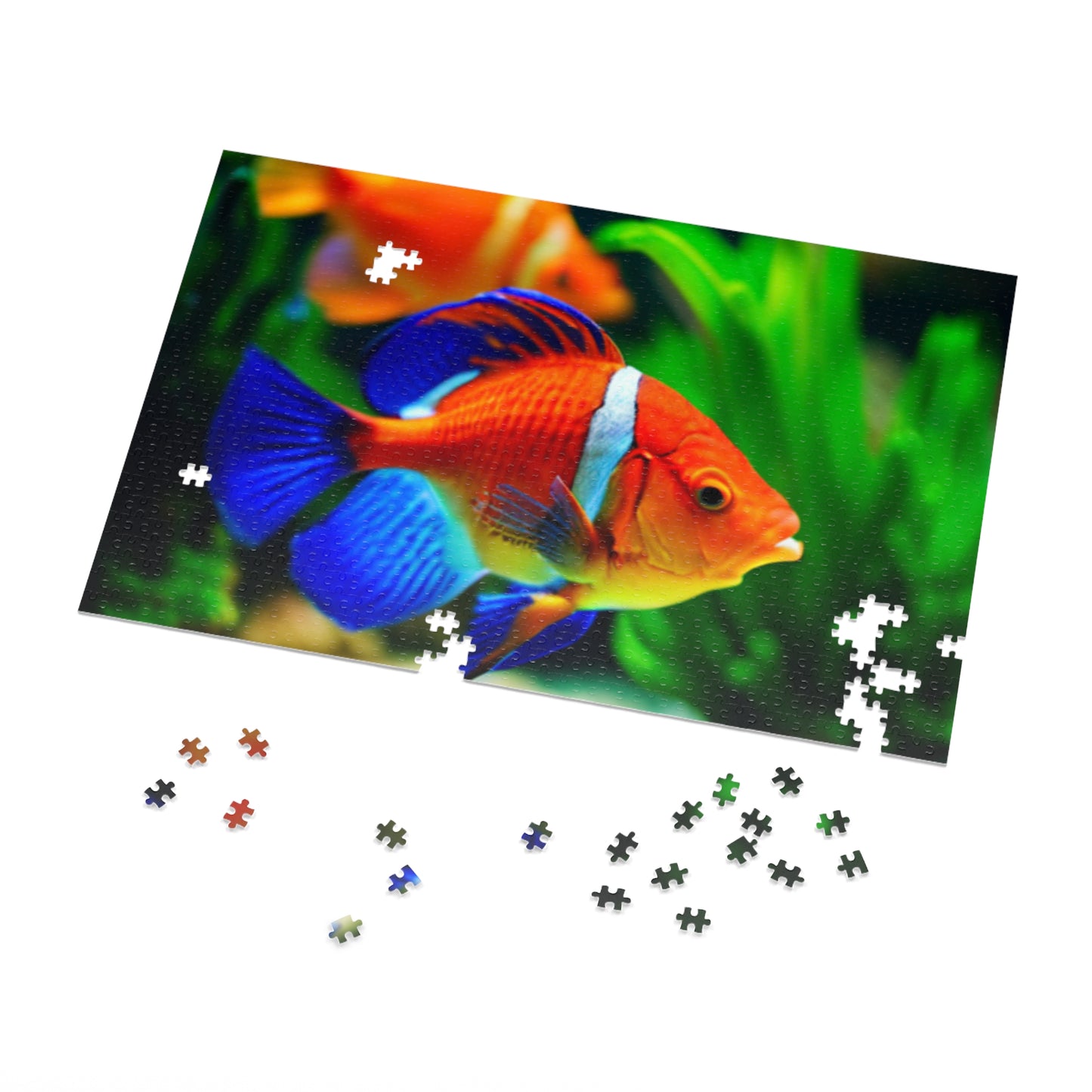 Jigsaw Puzzle (30, 110, 252, 500, and 1000-Piece) (Orange Fish)