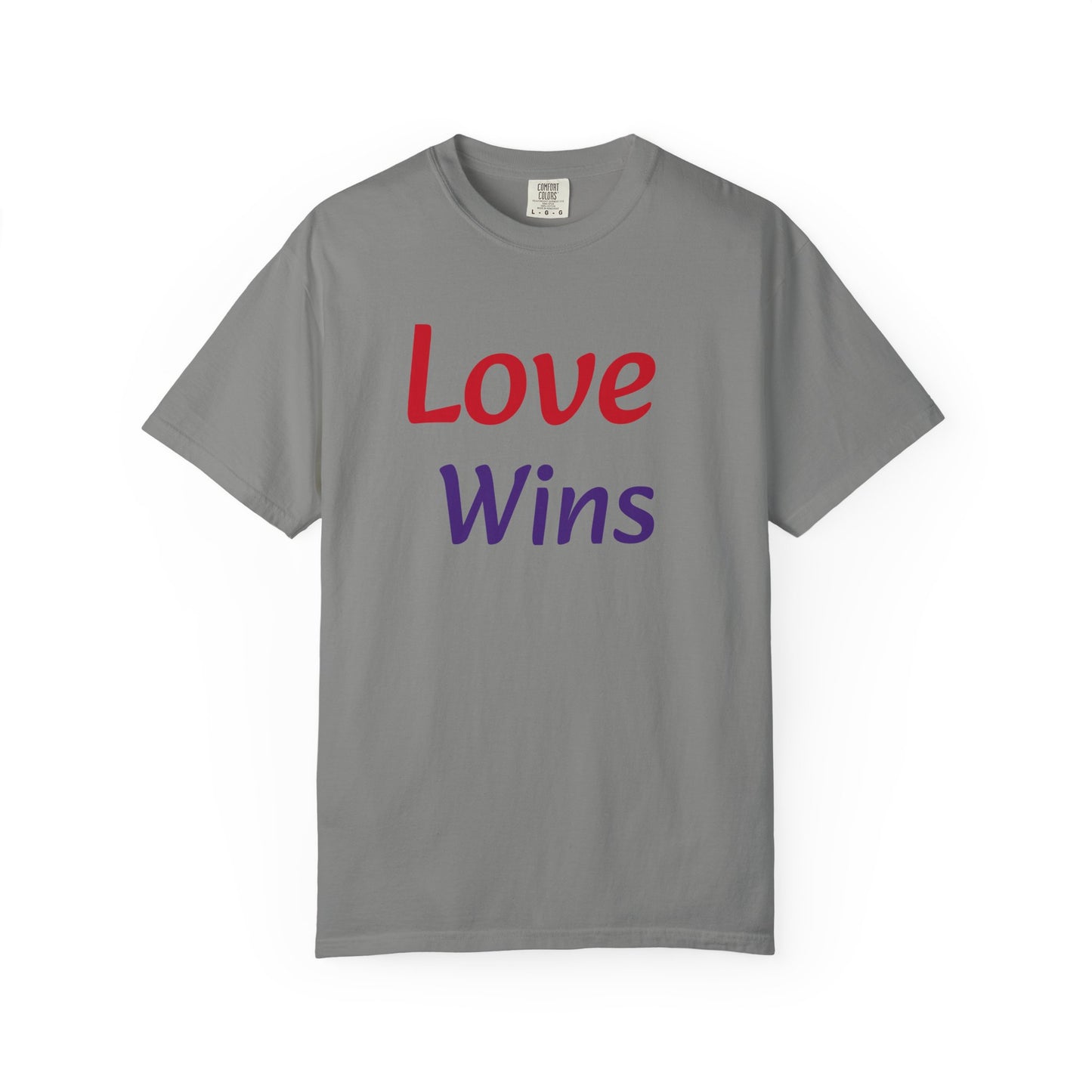 Unisex Garment-Dyed T-shirt (Love Wins)