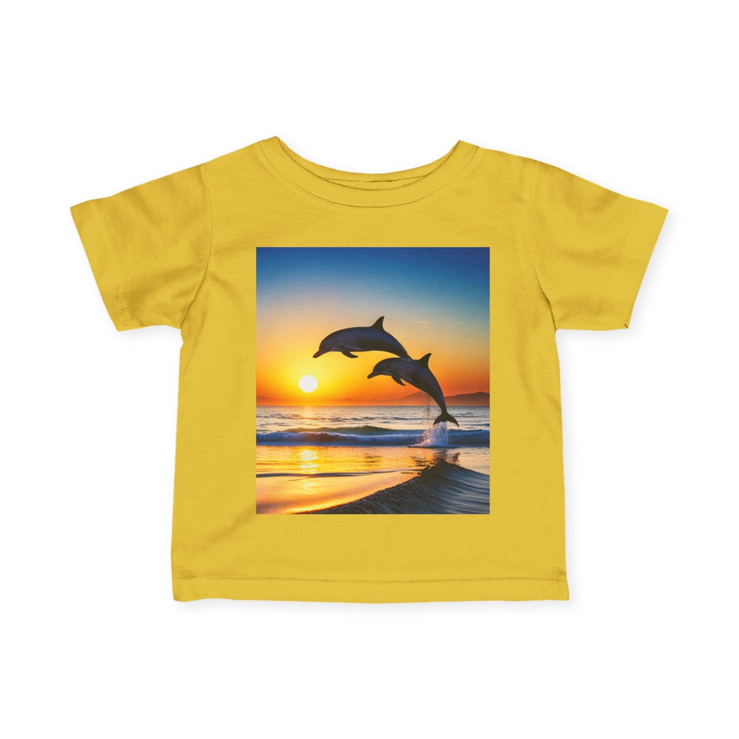 Infant Fine Jersey Tee (Dolphins)