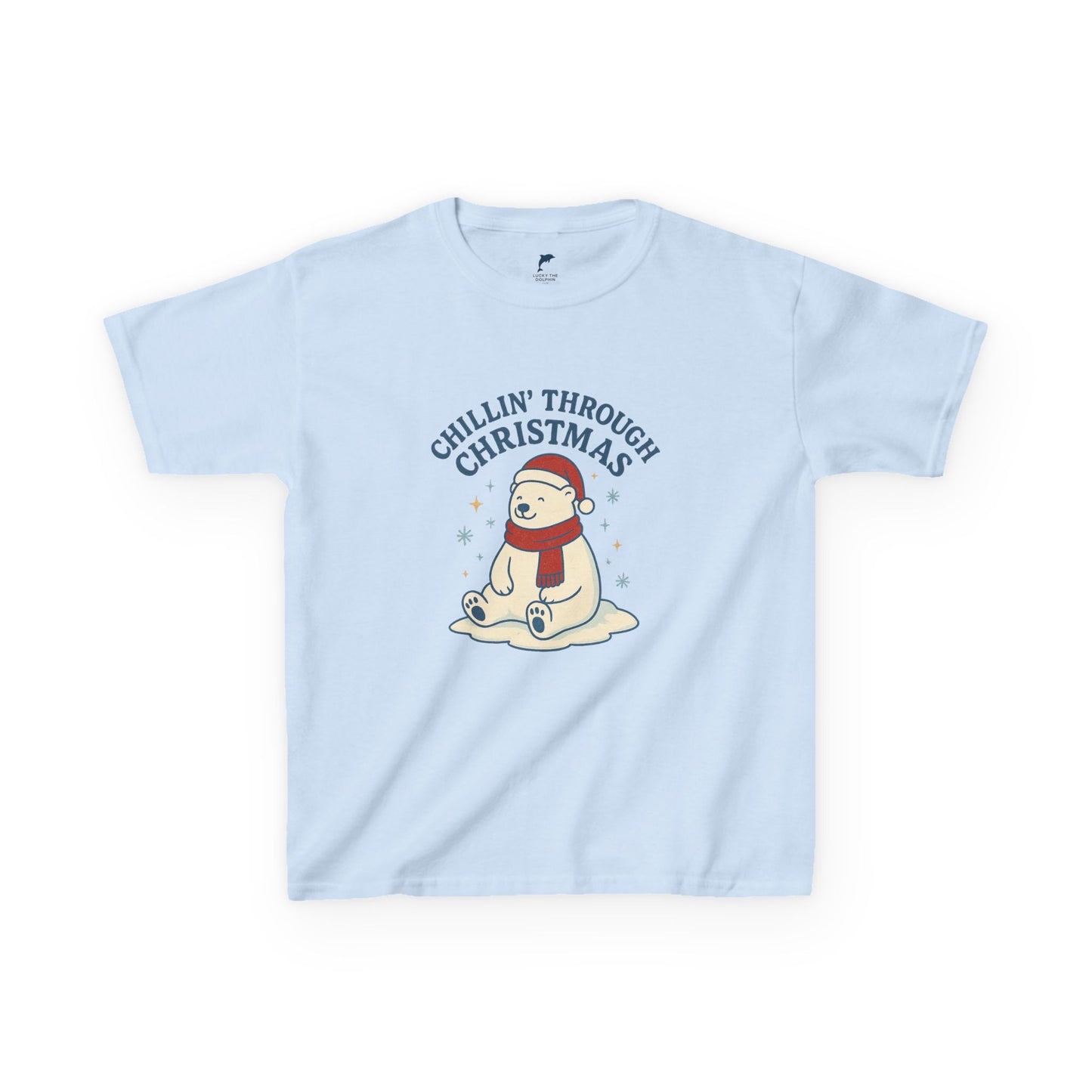 Chillin’ Through Christmas Polar Bear Kids Tee