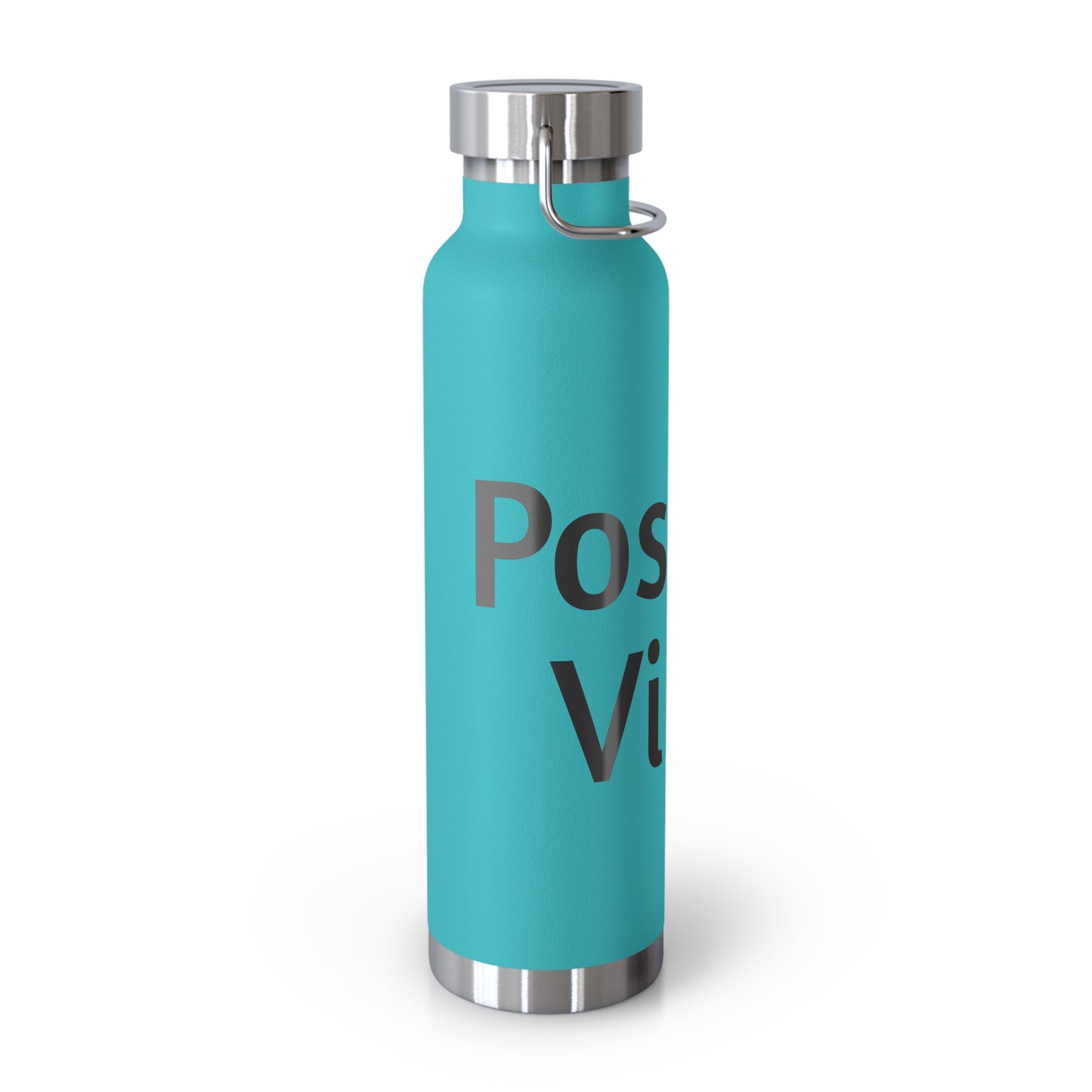 Copper Vacuum Insulated Bottle, 22oz (Positive Vibes)