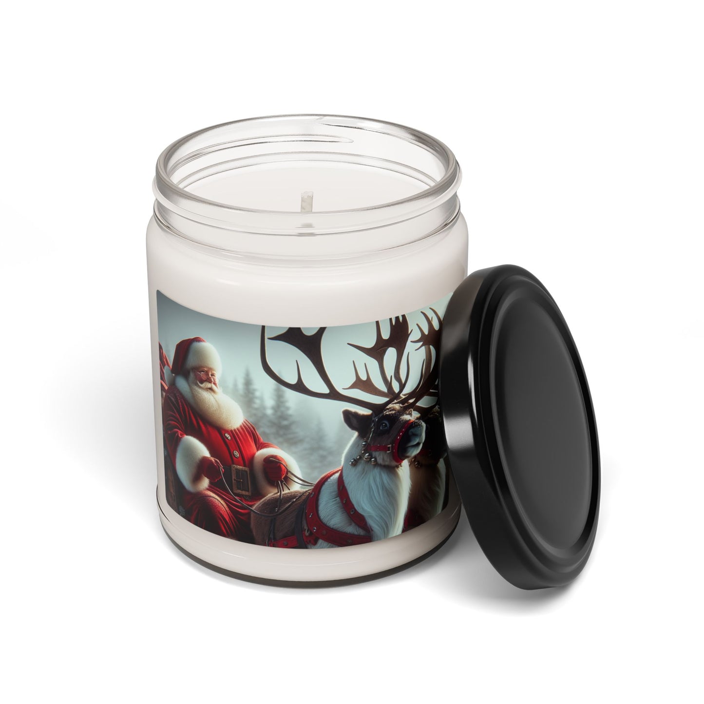 Scented Santa Soy Candle, 9oz