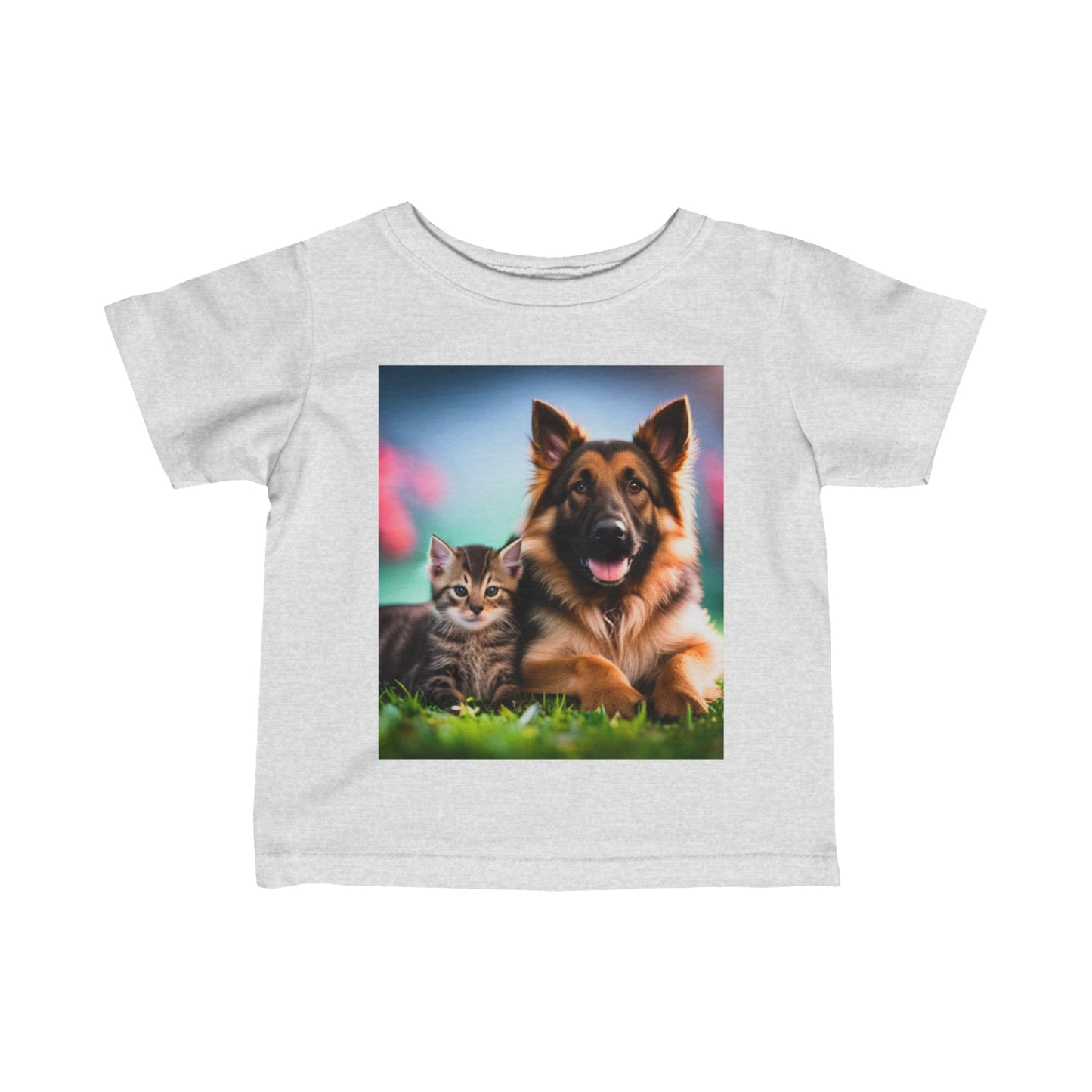 Infant Fine Jersey Tee (German Shephard)