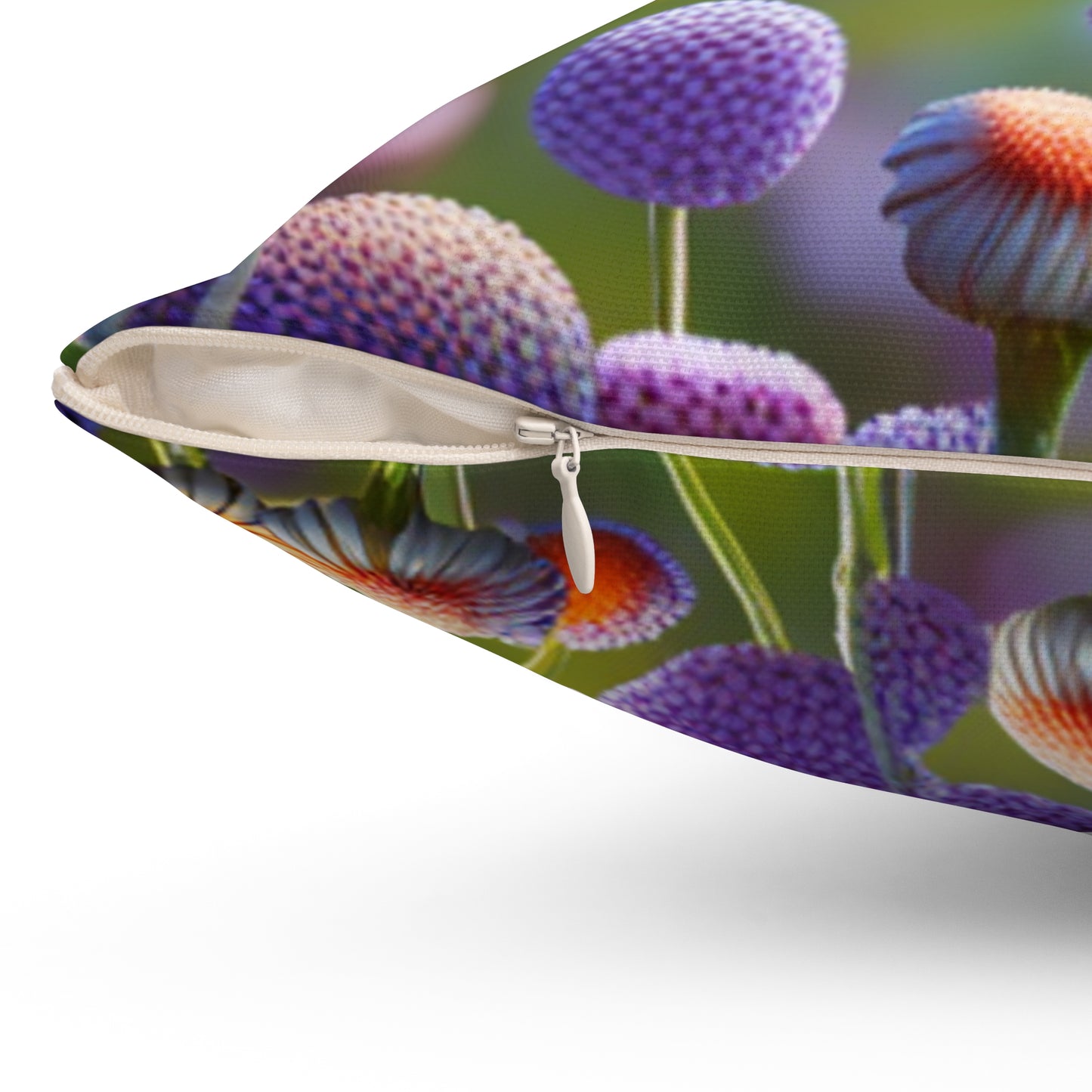 Spun Polyester Square Pillow (Monarch Butterflies)