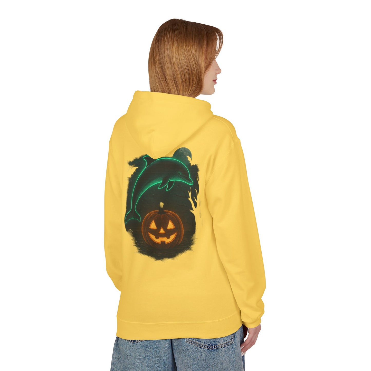 🎃👻 Lucky the Dolphin Halloween Hoodie (Unisex) 👻🎃