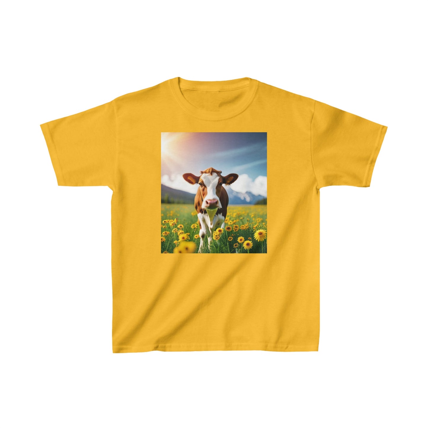 Kids Heavy Cotton™ Tee (Cow)