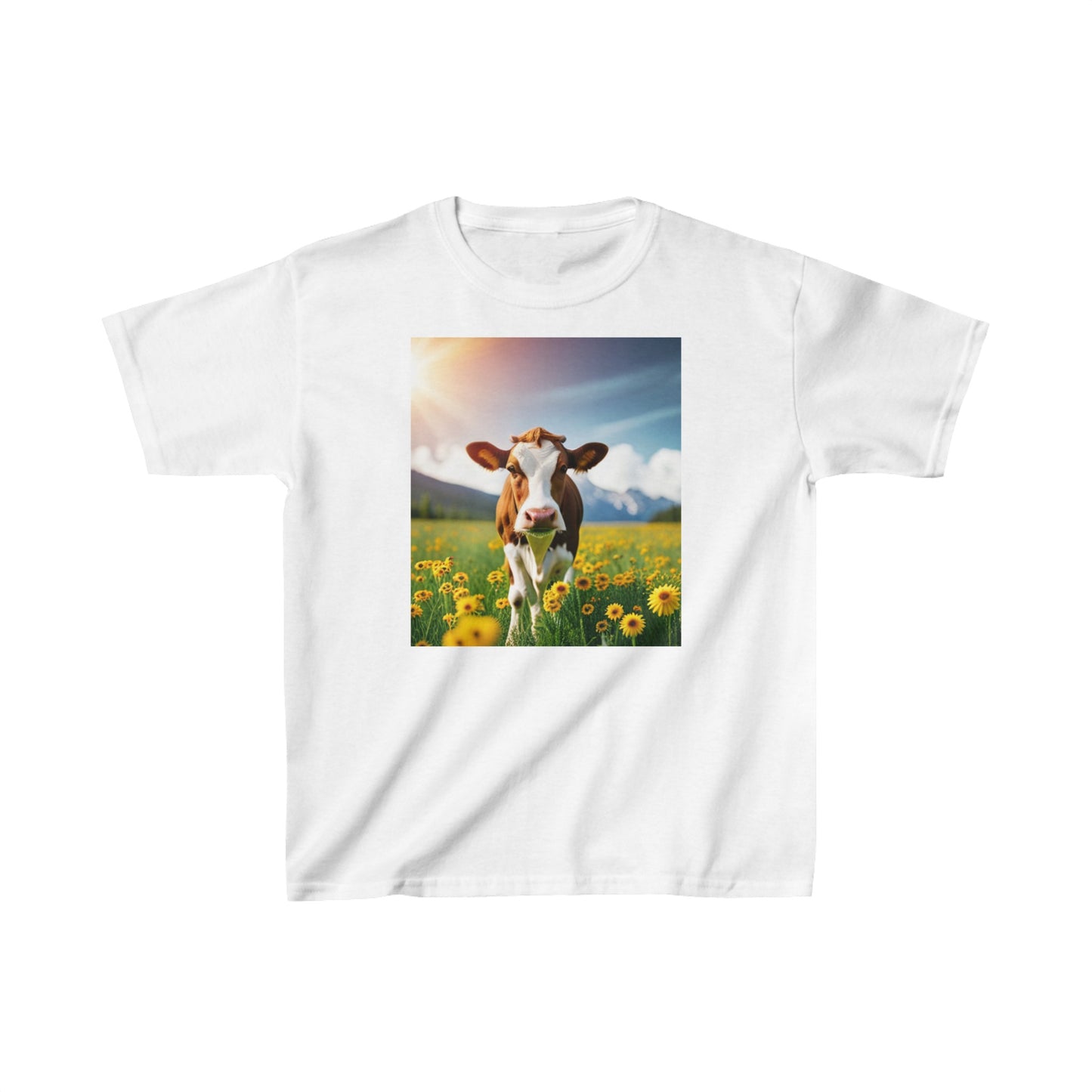 Kids Heavy Cotton™ Tee (Cow)