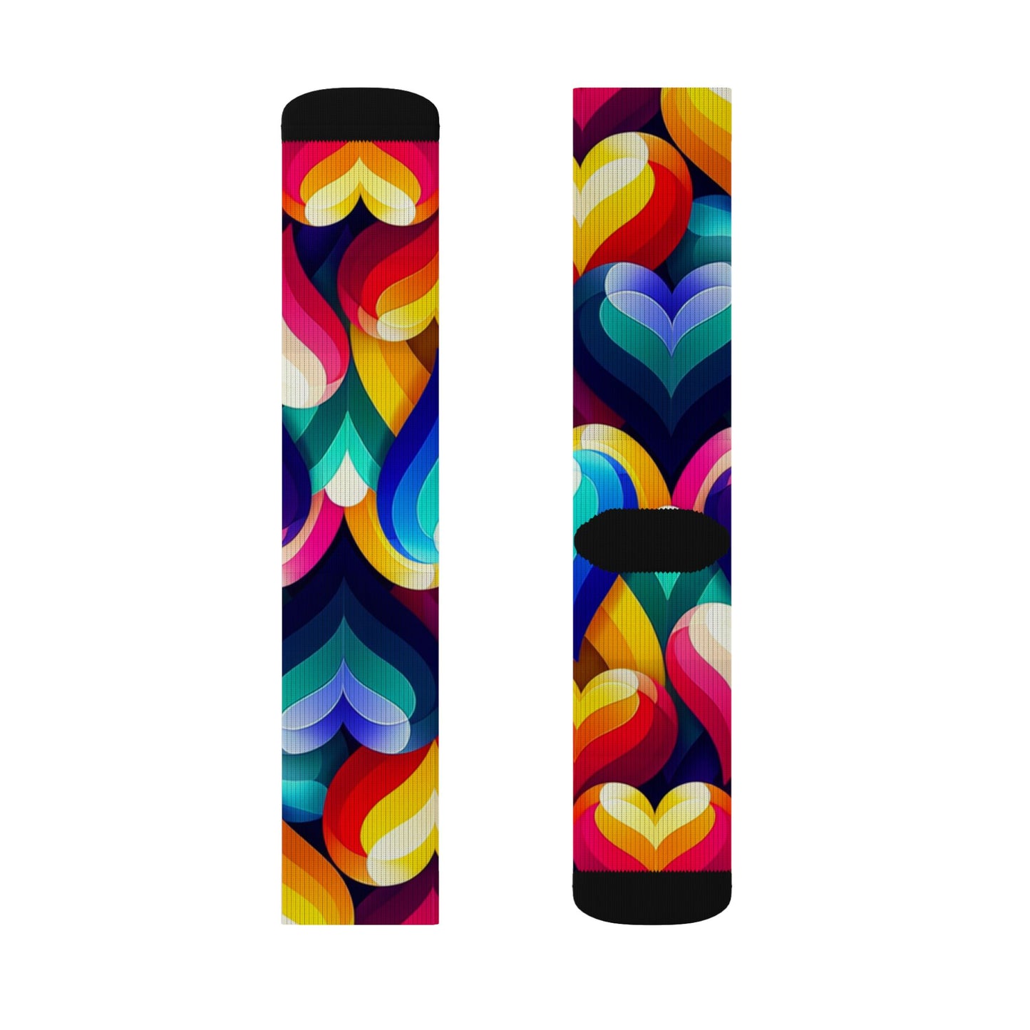 Sublimation Socks (Colorful Hearts)