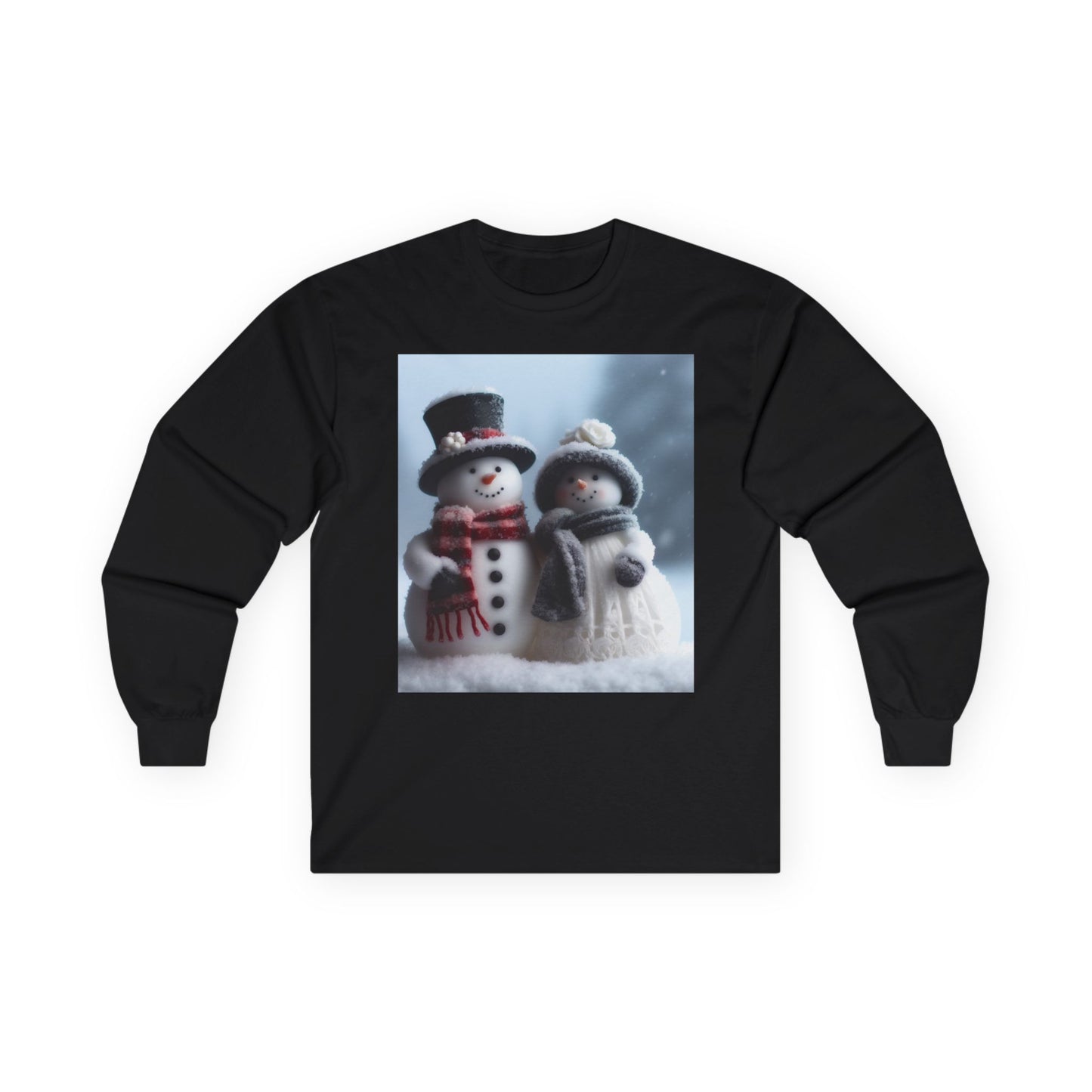 Unisex Ultra Cotton Long Sleeve Tee (Snow People)