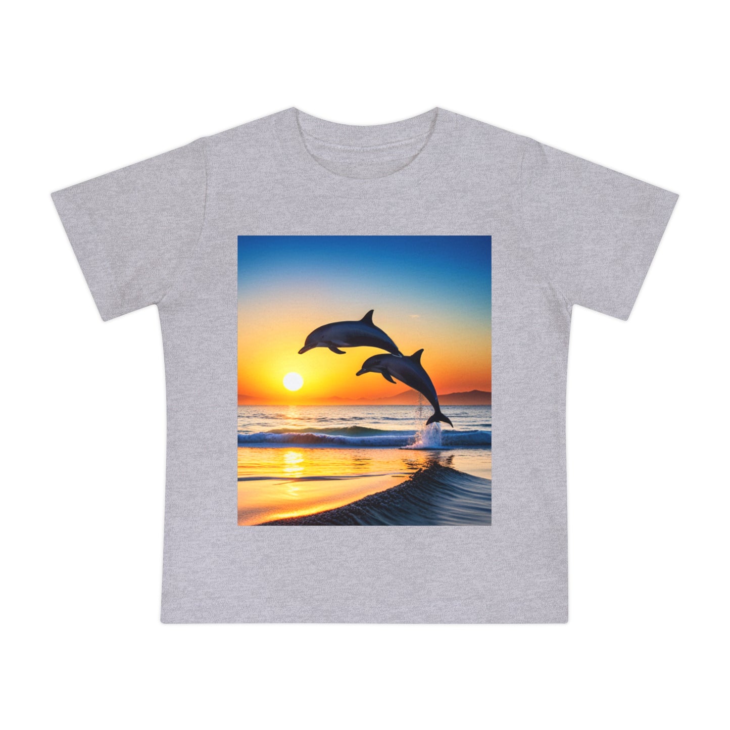 Baby Short Sleeve T-Shirt (Dolphins)