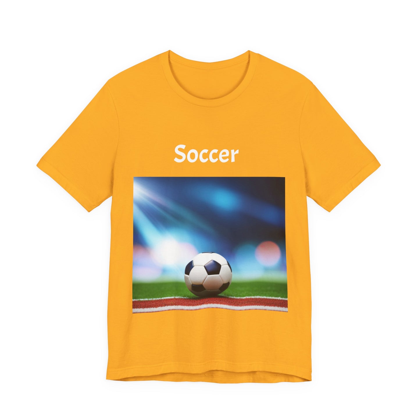 Unisex Jersey Short Sleeve Tee (Soccer Ball)