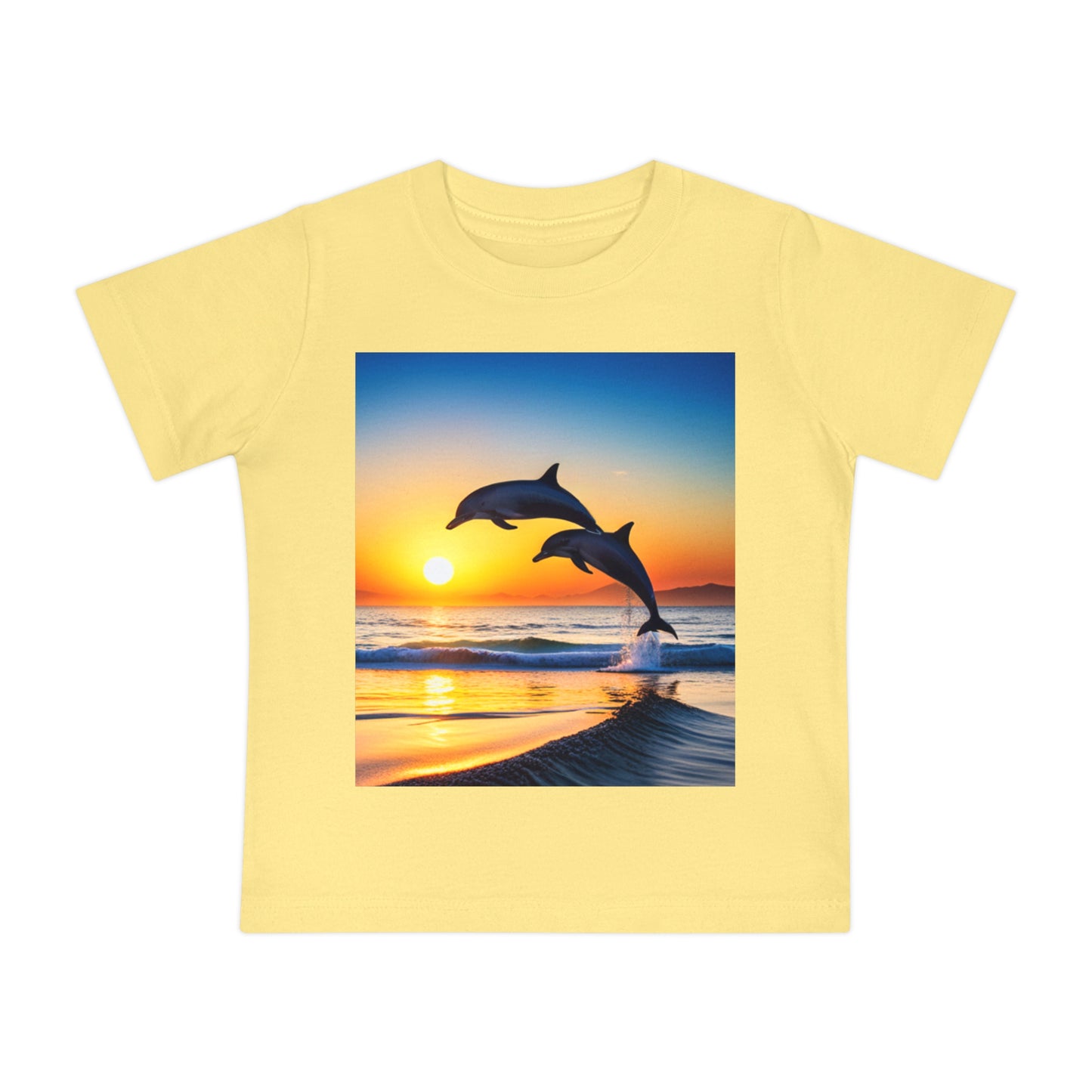 Baby Short Sleeve T-Shirt (Dolphins)