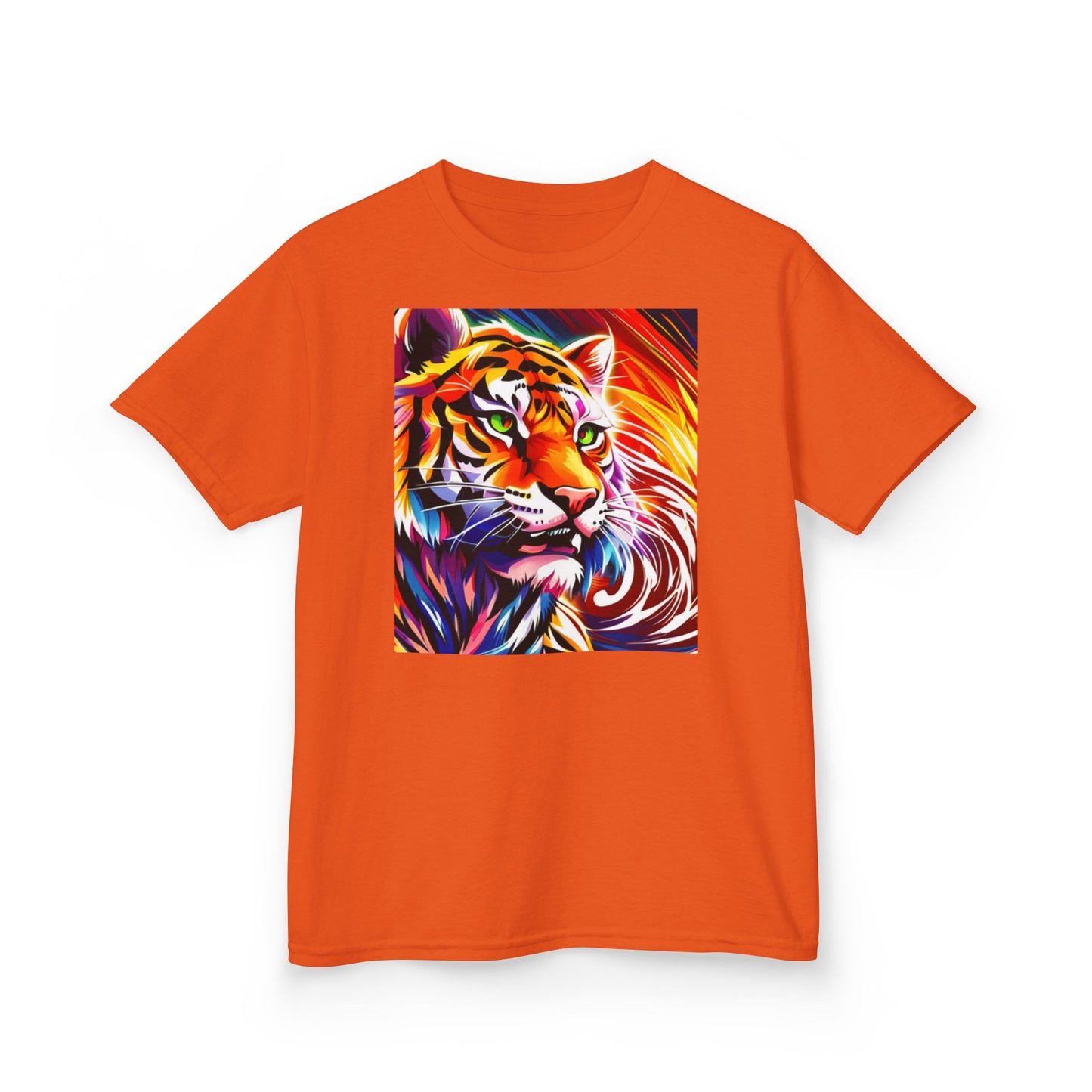 Kids Heavy Cotton™ Tee (Tiger Colorful)
