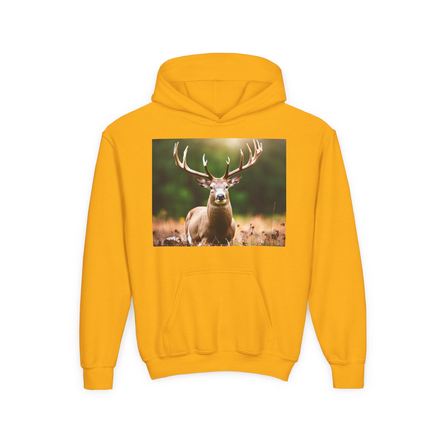 Youth Heavy Blend Hooded Sweatshirt (Deer)