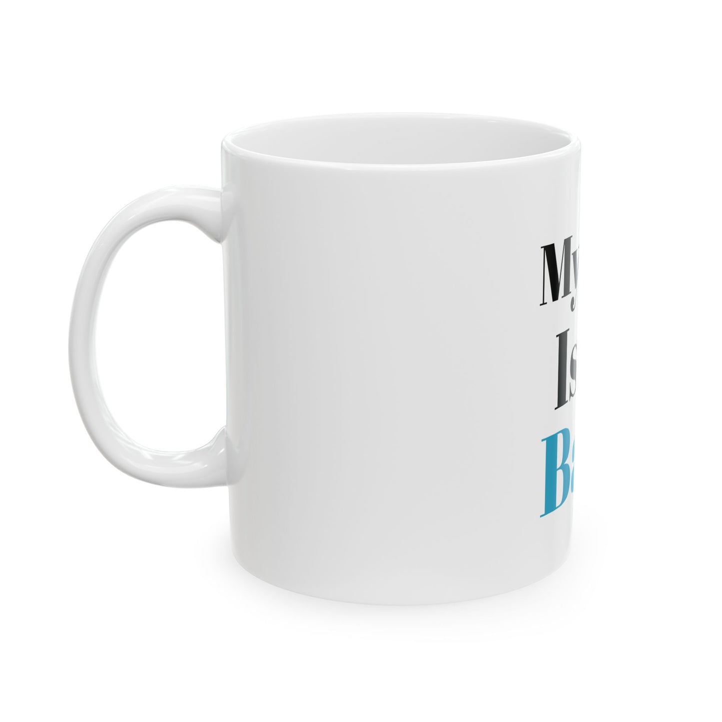 Ceramic Mug, 11oz (Dog Blue)