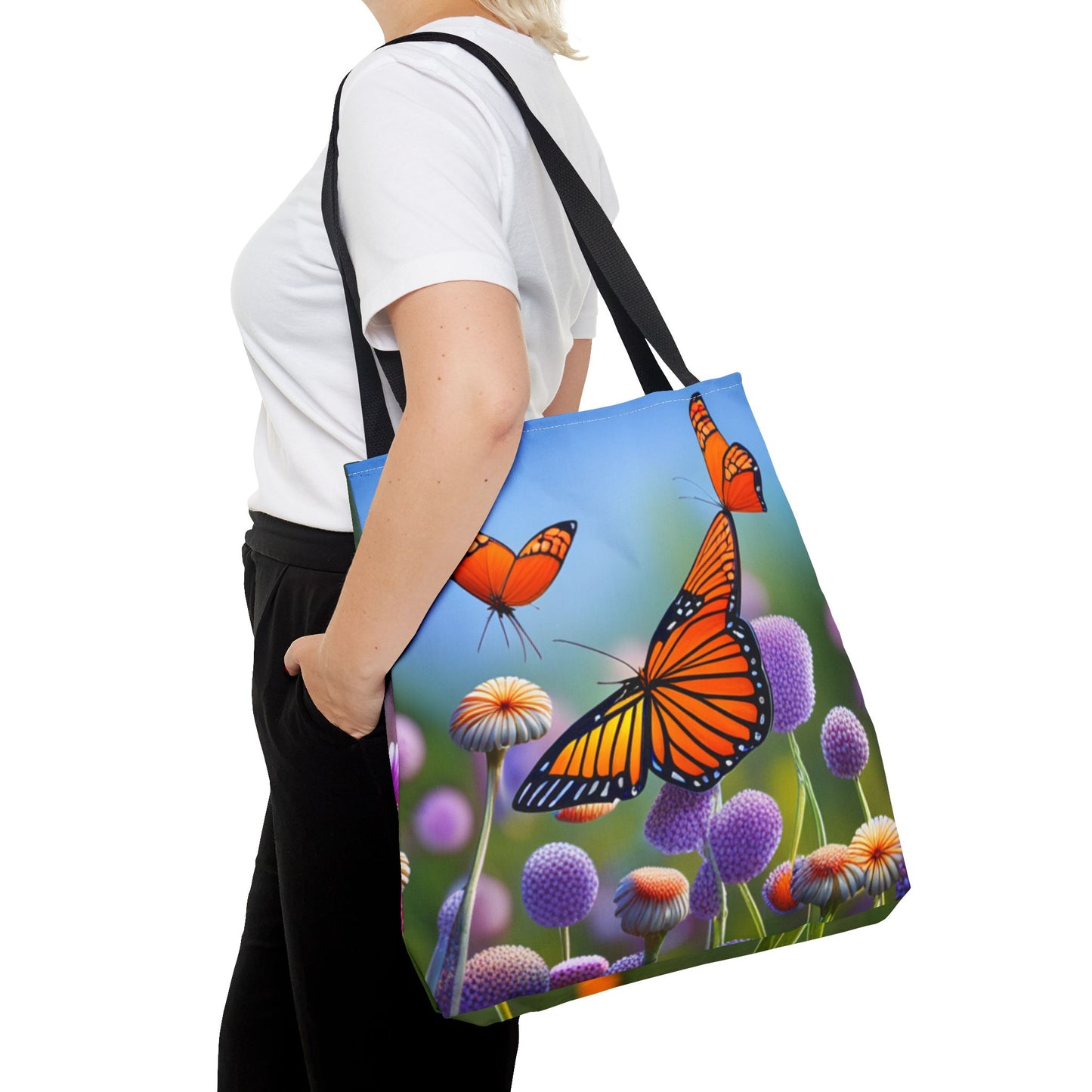 Tote Bag (AOP) (Butterflies)
