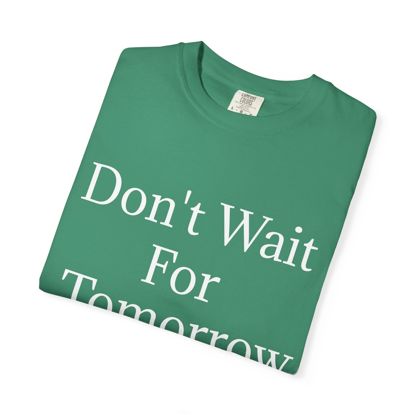 Unisex Garment-Dyed T-shirt (Don't Wait)