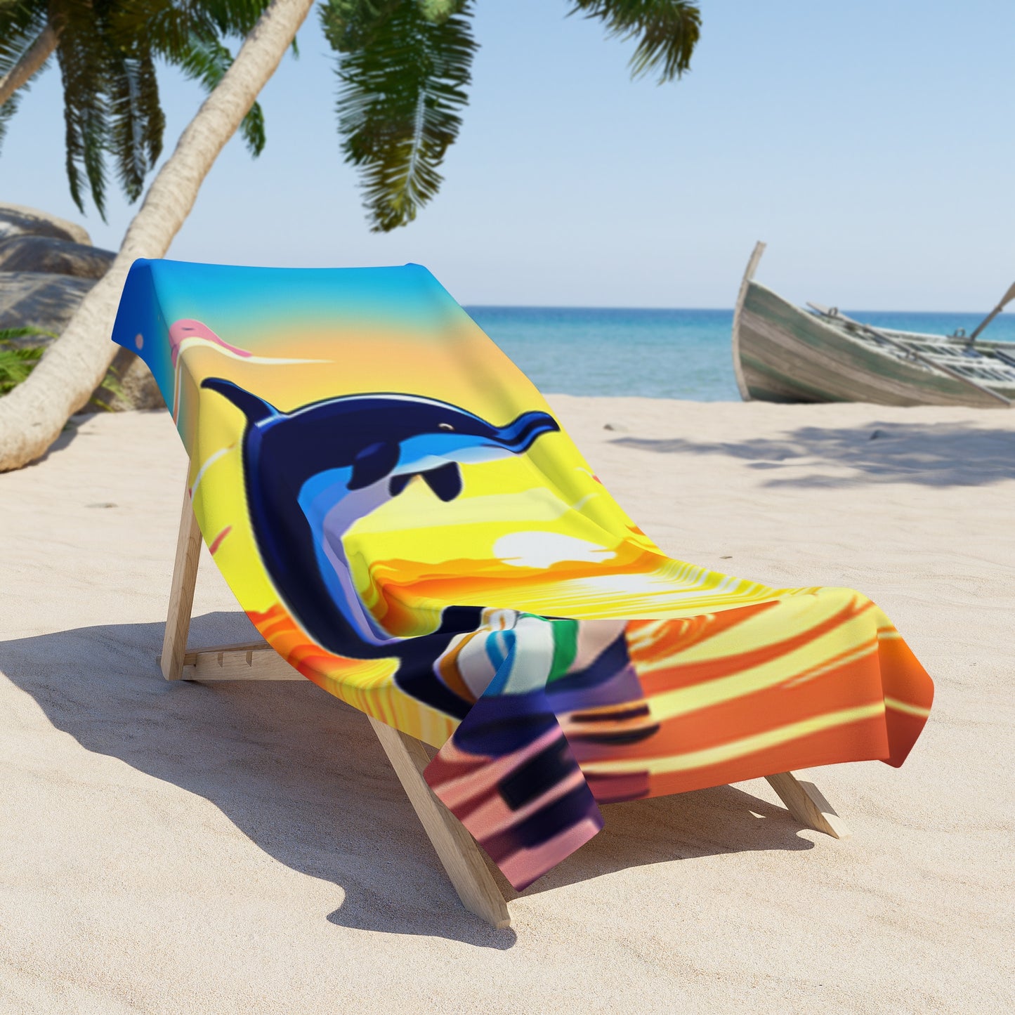 Beach Towel (Dolphin/Beach Ball)