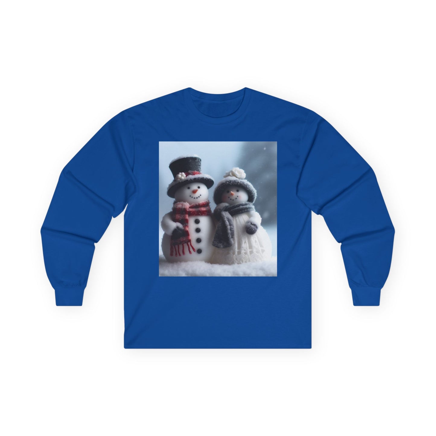 Unisex Ultra Cotton Long Sleeve Tee (Snow People)