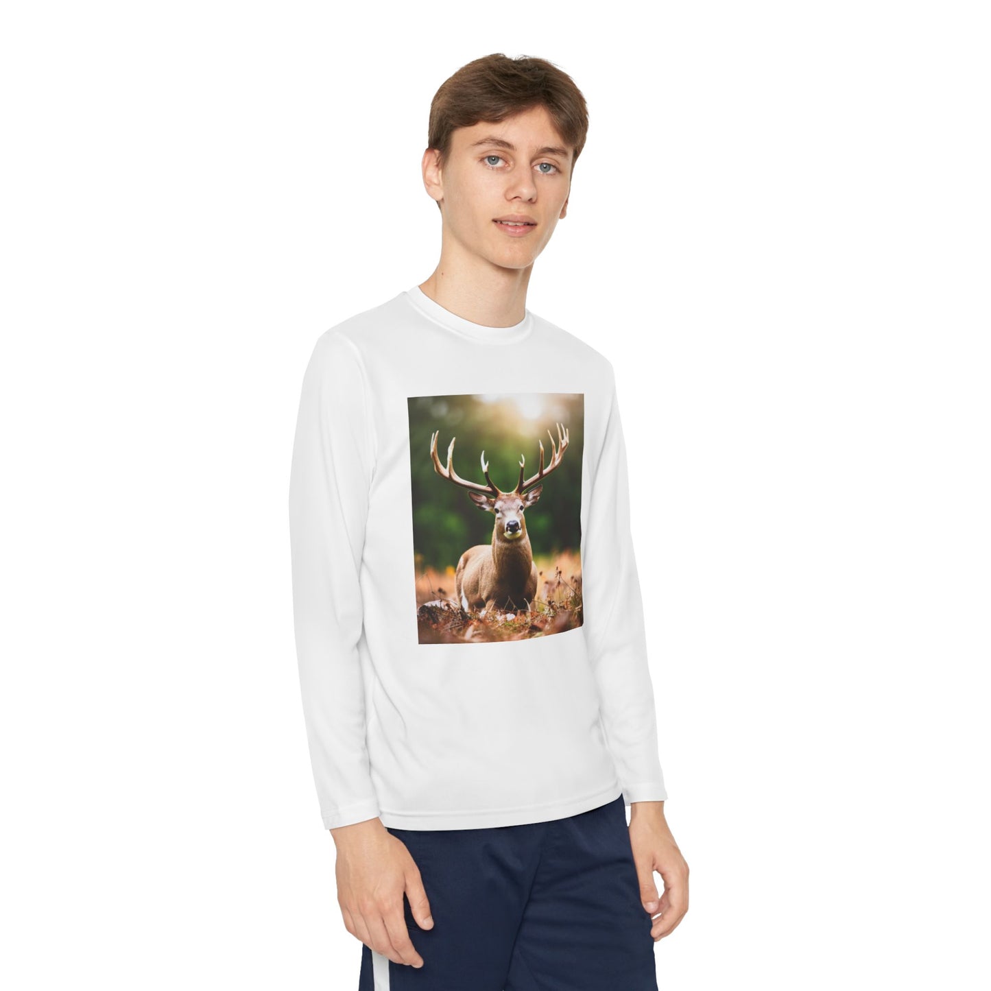Youth Long Sleeve Competitor Tee (Deer)