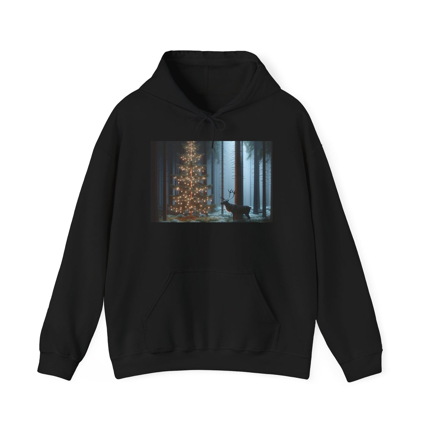Unisex Heavy Blend™ Hooded Sweatshirt (Tree/Deer)