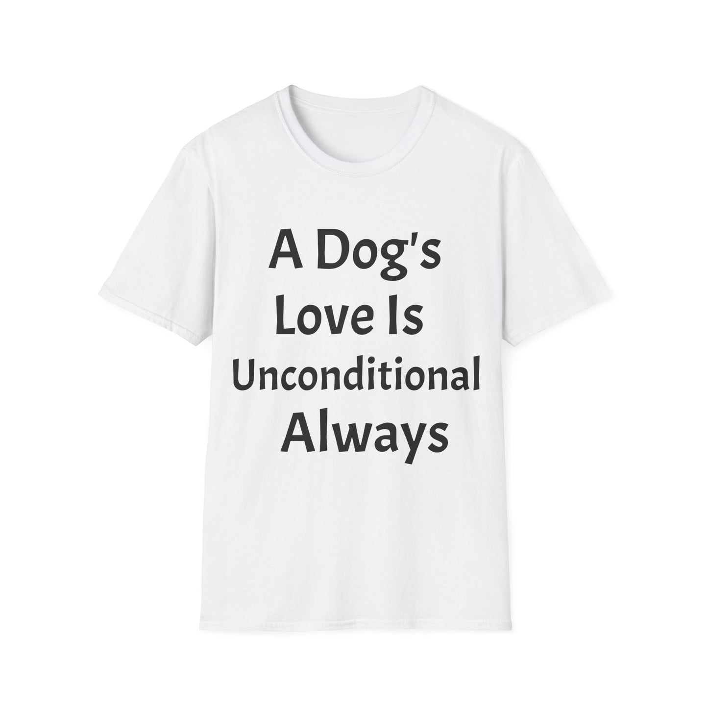 Unisex Softstyle T-Shirt (Dog's Love)