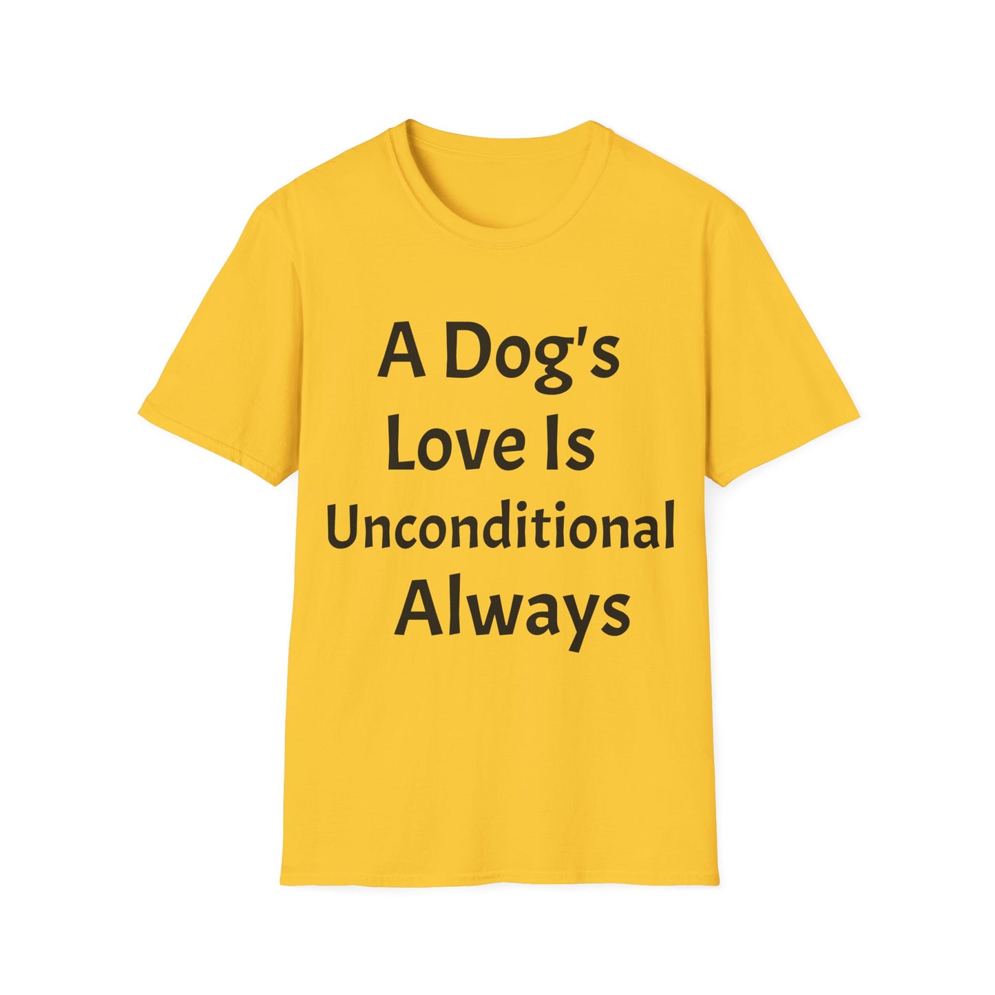 Unisex Softstyle T-Shirt (Dog's Love)