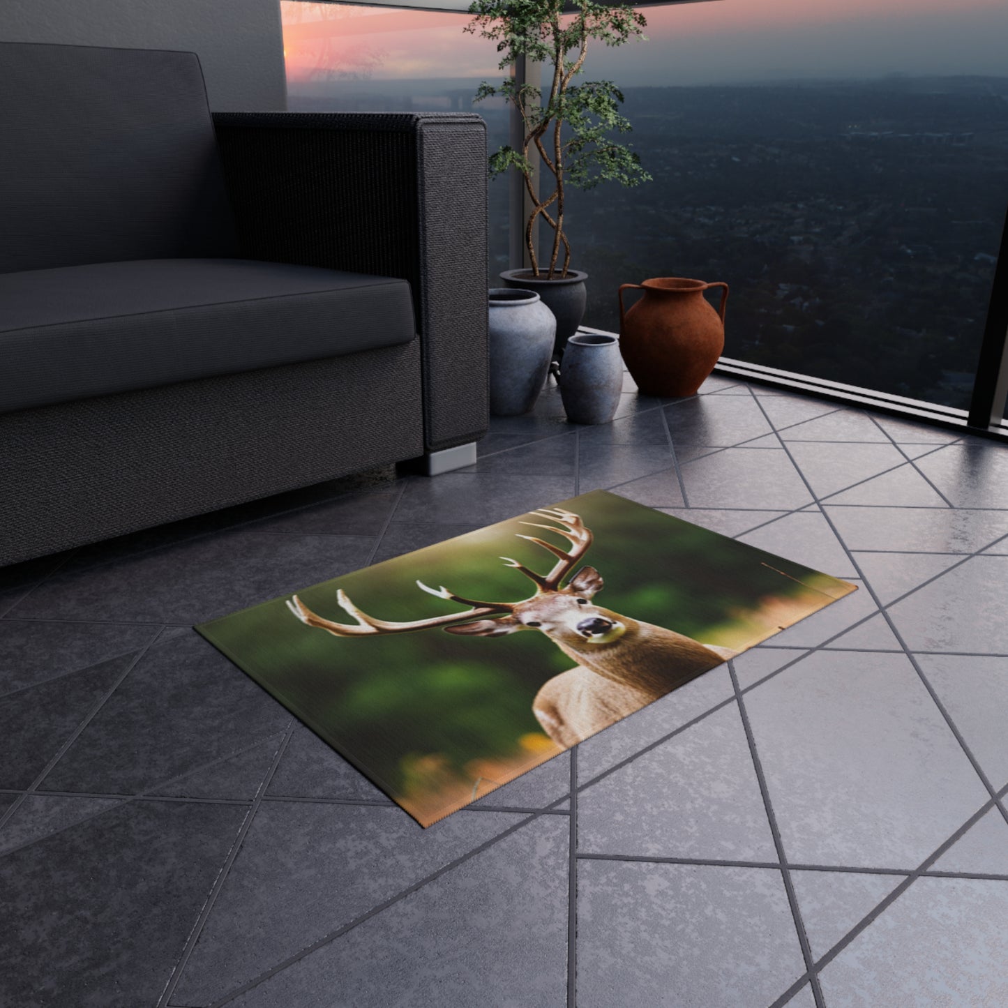 Outdoor Rug (Deer/Buck)