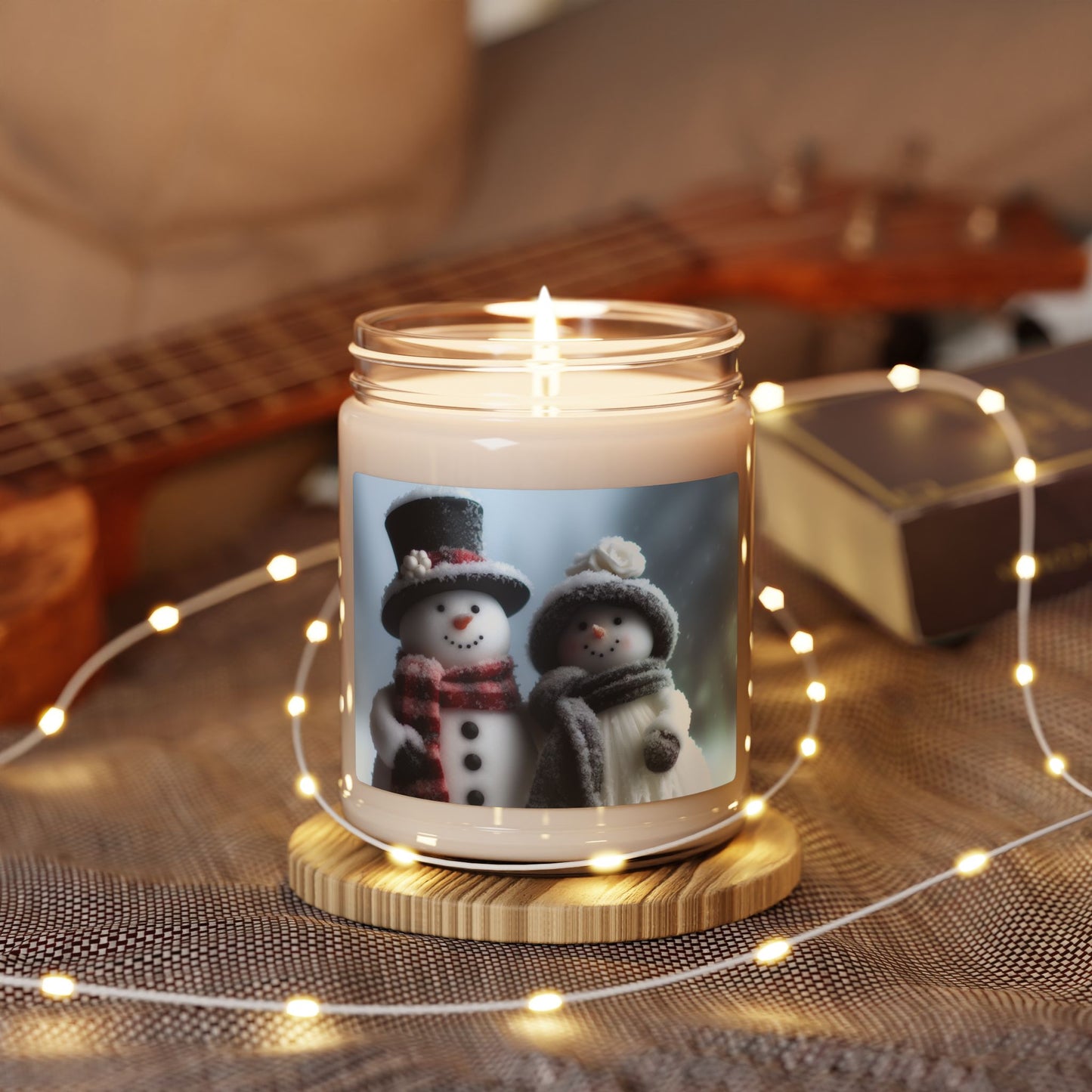 Scented Soy Candle, 9oz (Snow People)