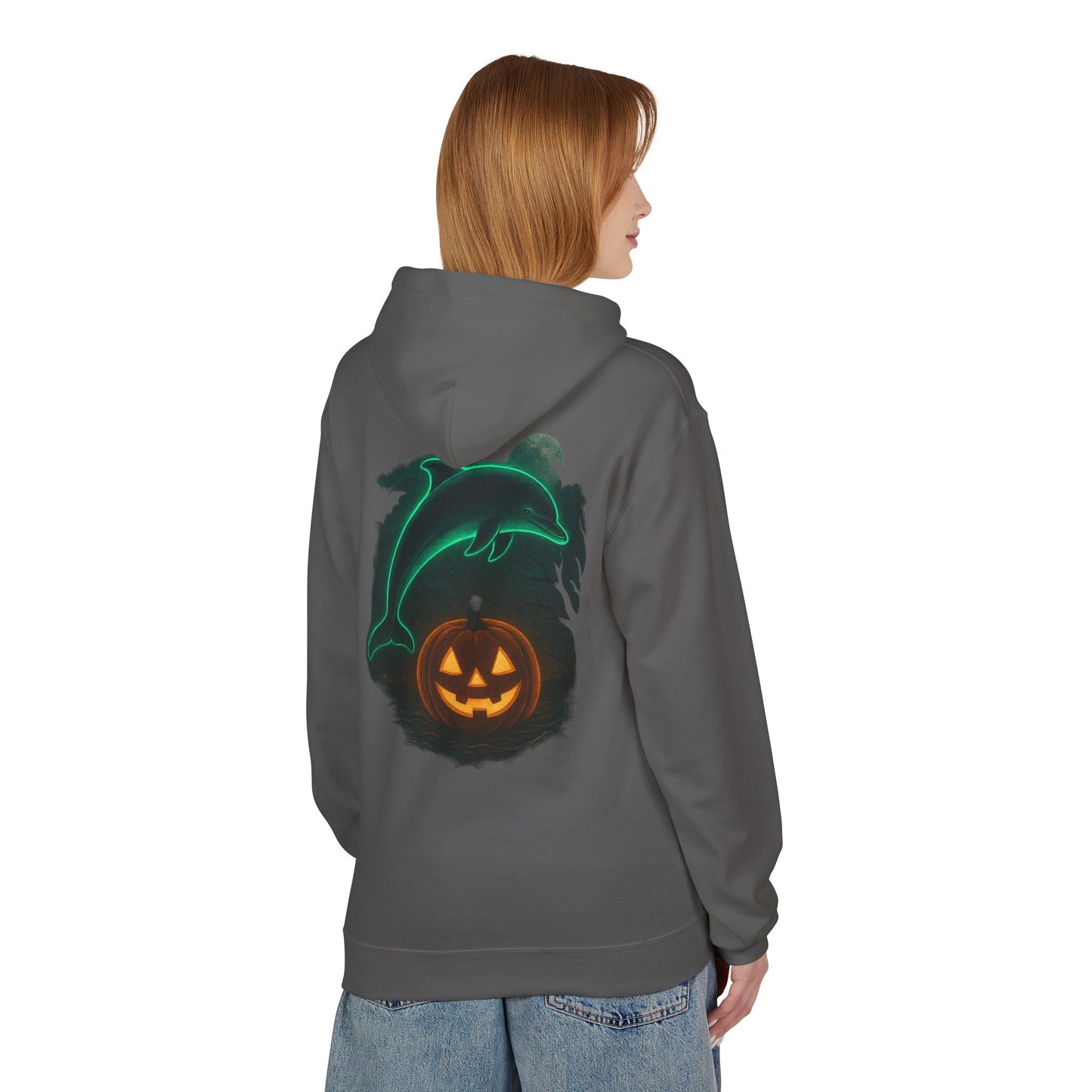 🎃👻 Lucky the Dolphin Halloween Hoodie (Unisex) 👻🎃