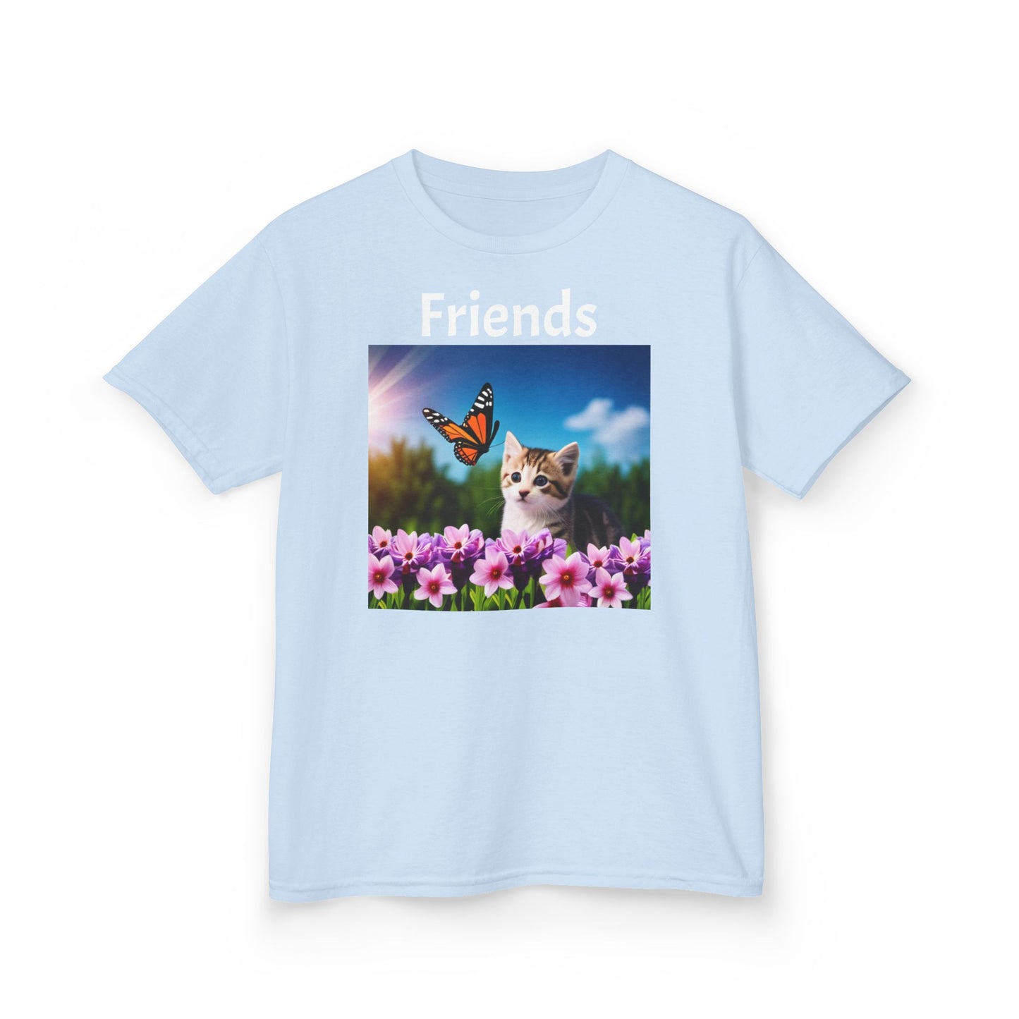 Kids Heavy Cotton™ Tee (Kitten/Friends)