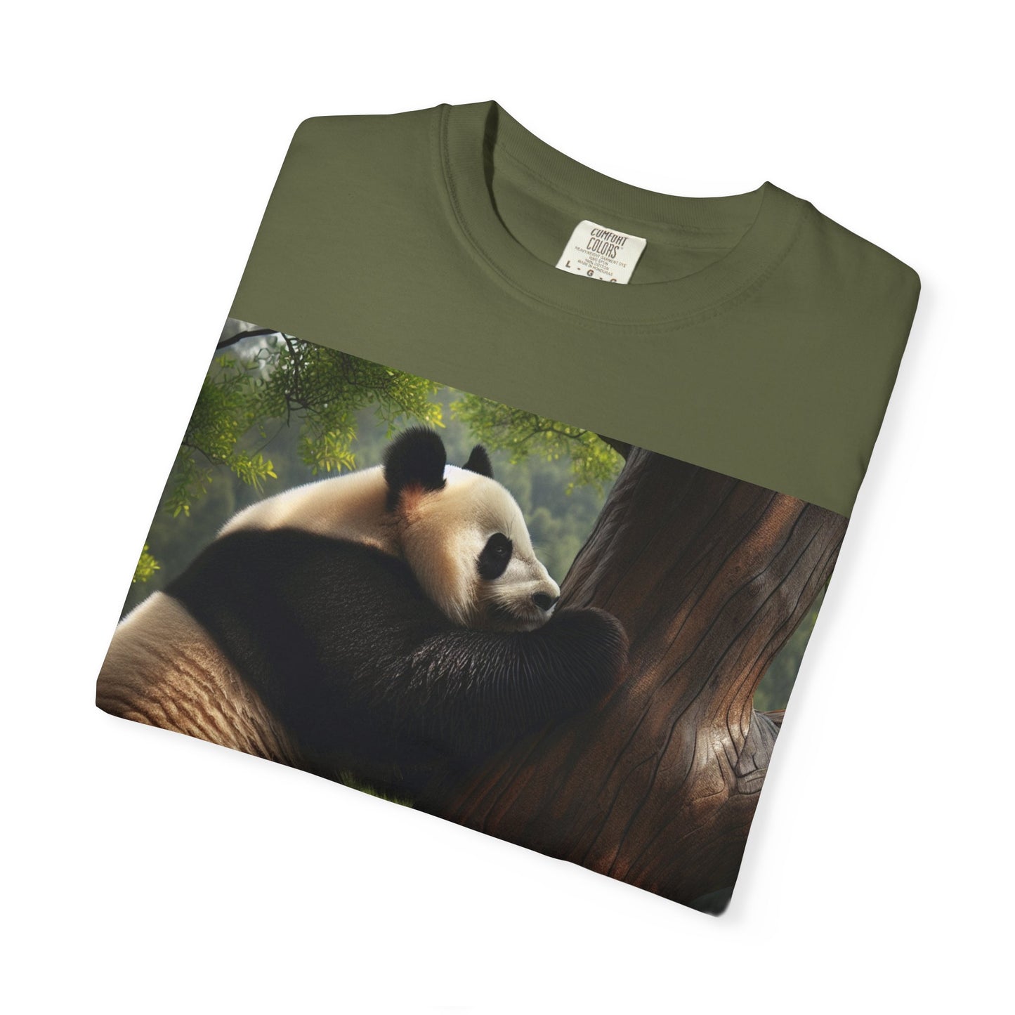 Unisex Panda Climbing T-Shirt - Nature Lover Gift