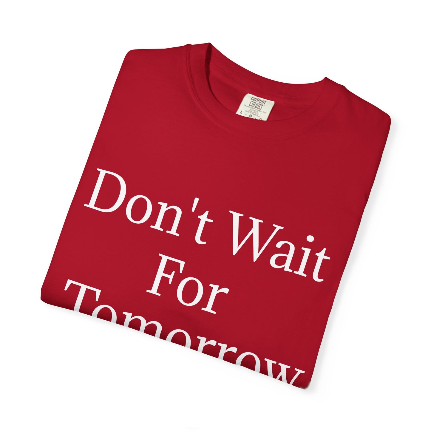 Unisex Garment-Dyed T-shirt (Don't Wait)