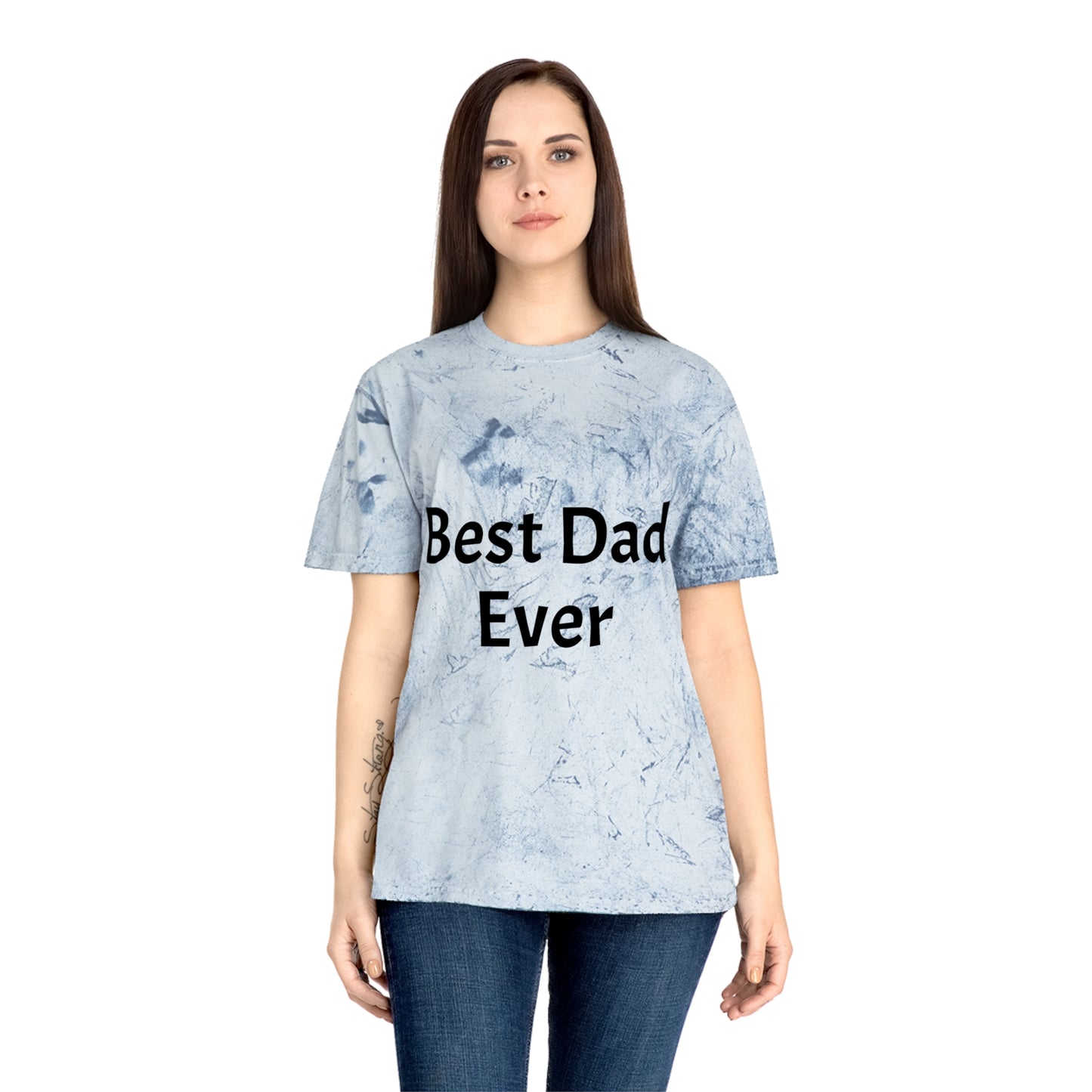 Unisex Color Blast T-Shirt (Best Dad)