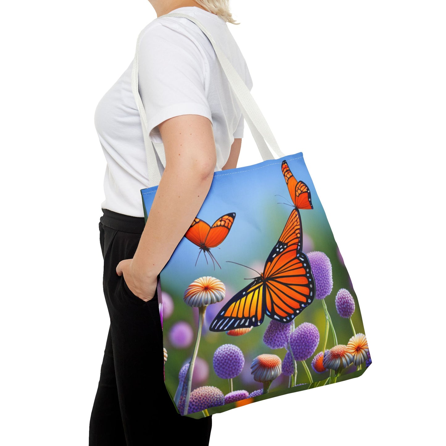 Tote Bag (AOP) (Butterflies)