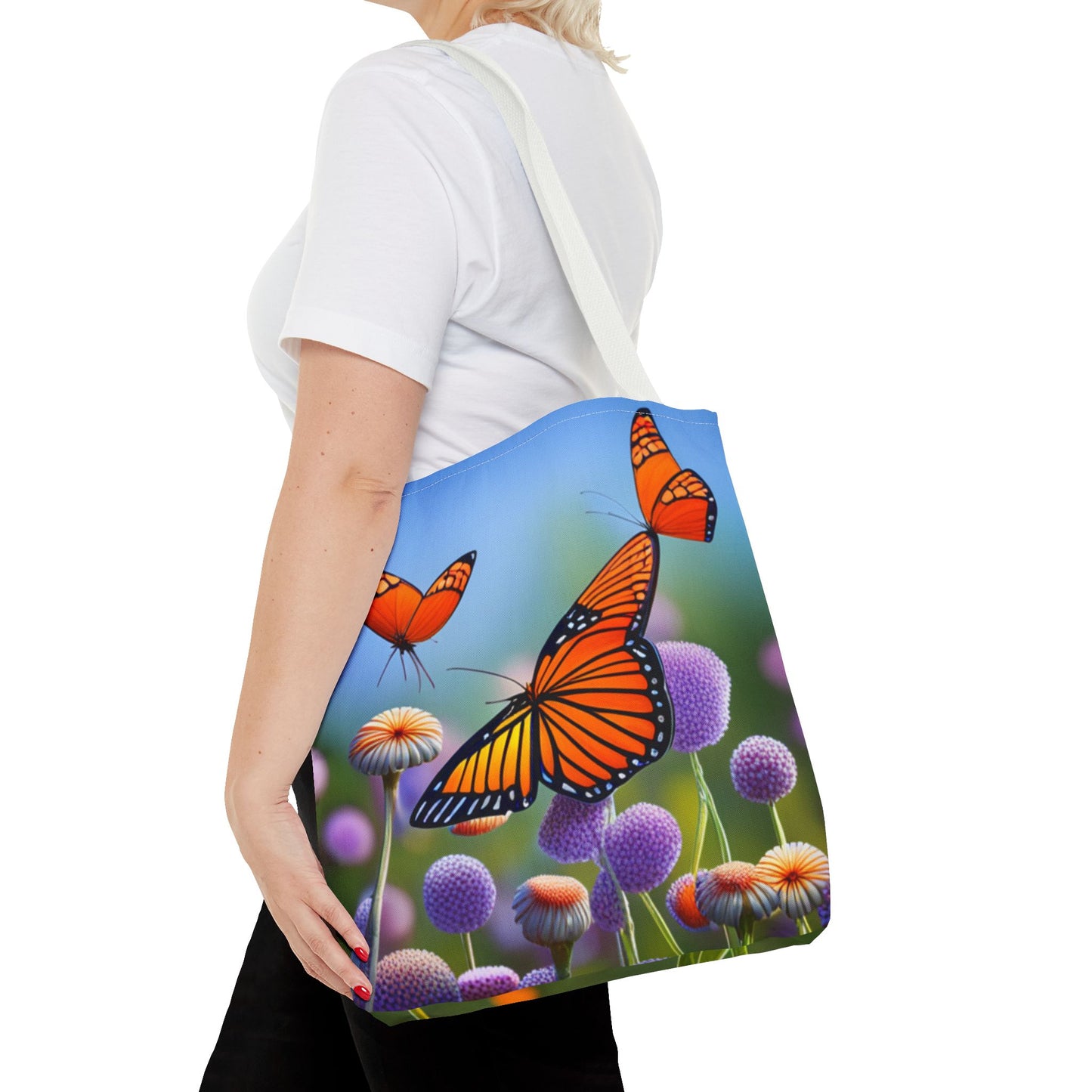 Tote Bag (AOP) (Butterflies)