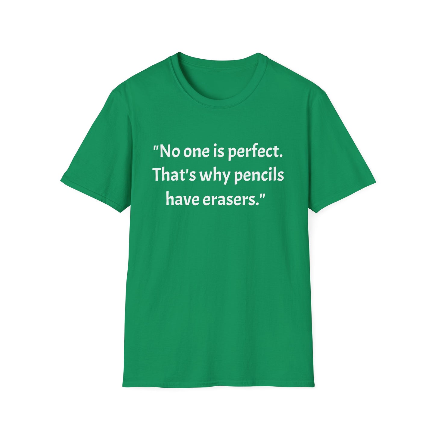 Unisex Softstyle T-Shirt (No one is perfect)