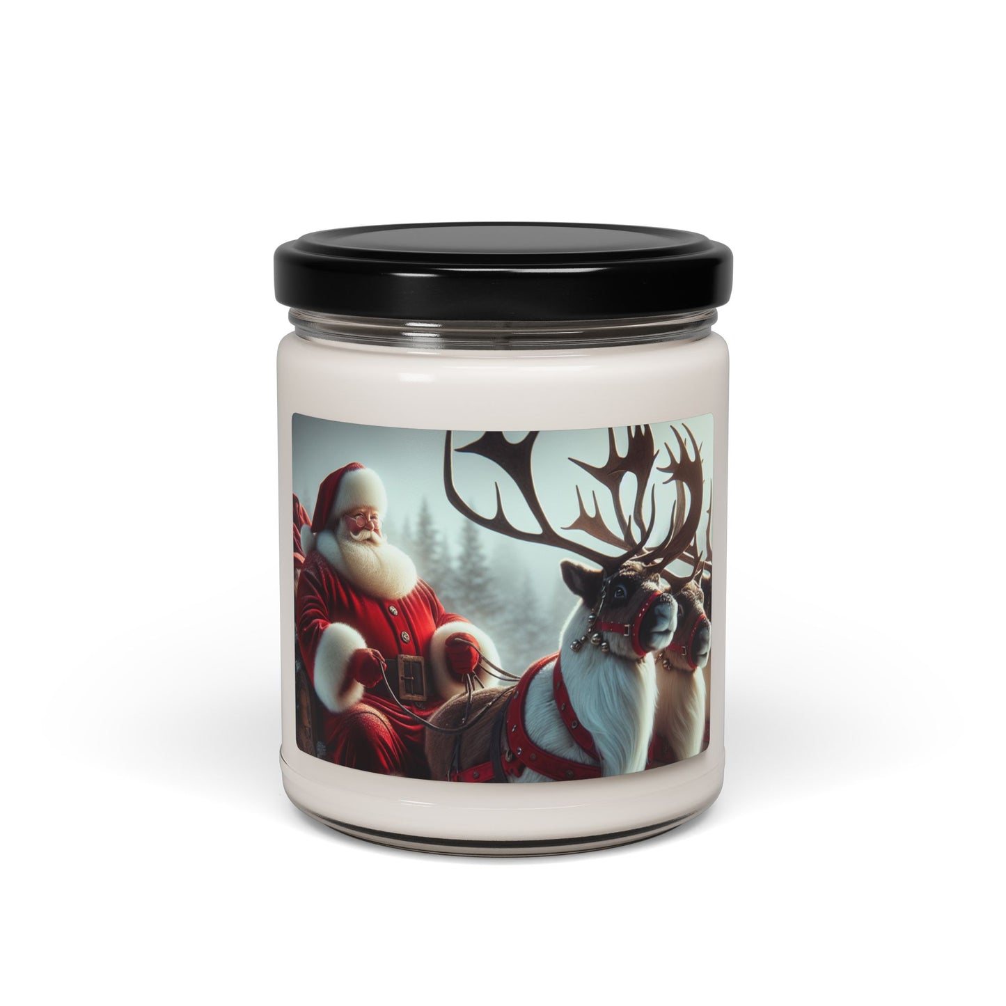 Scented Santa Soy Candle, 9oz
