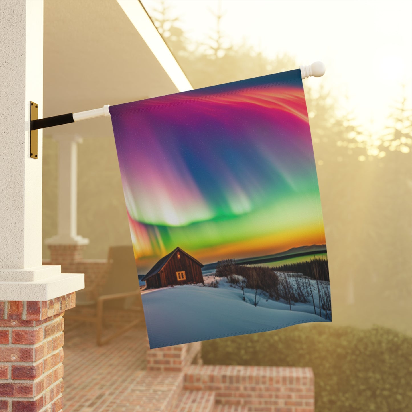 Garden & House Banner (Northern Lights)