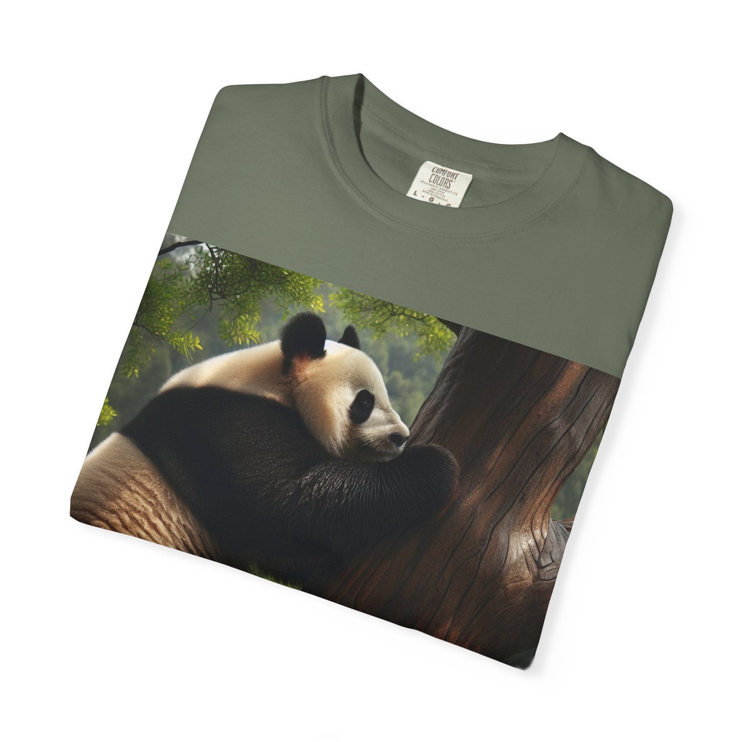 Unisex Panda Climbing T-Shirt - Nature Lover Gift
