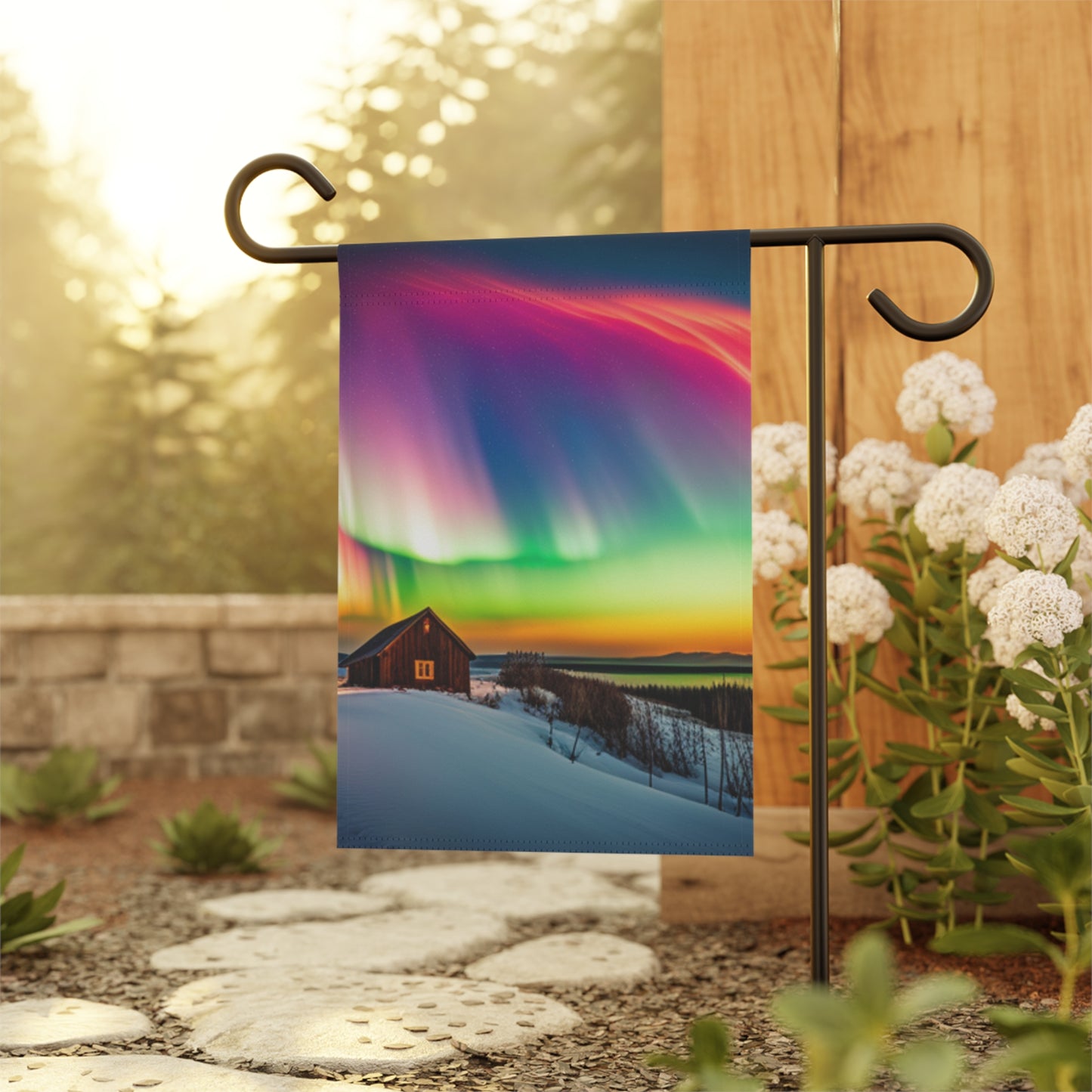 Garden & House Banner (Northern Lights)