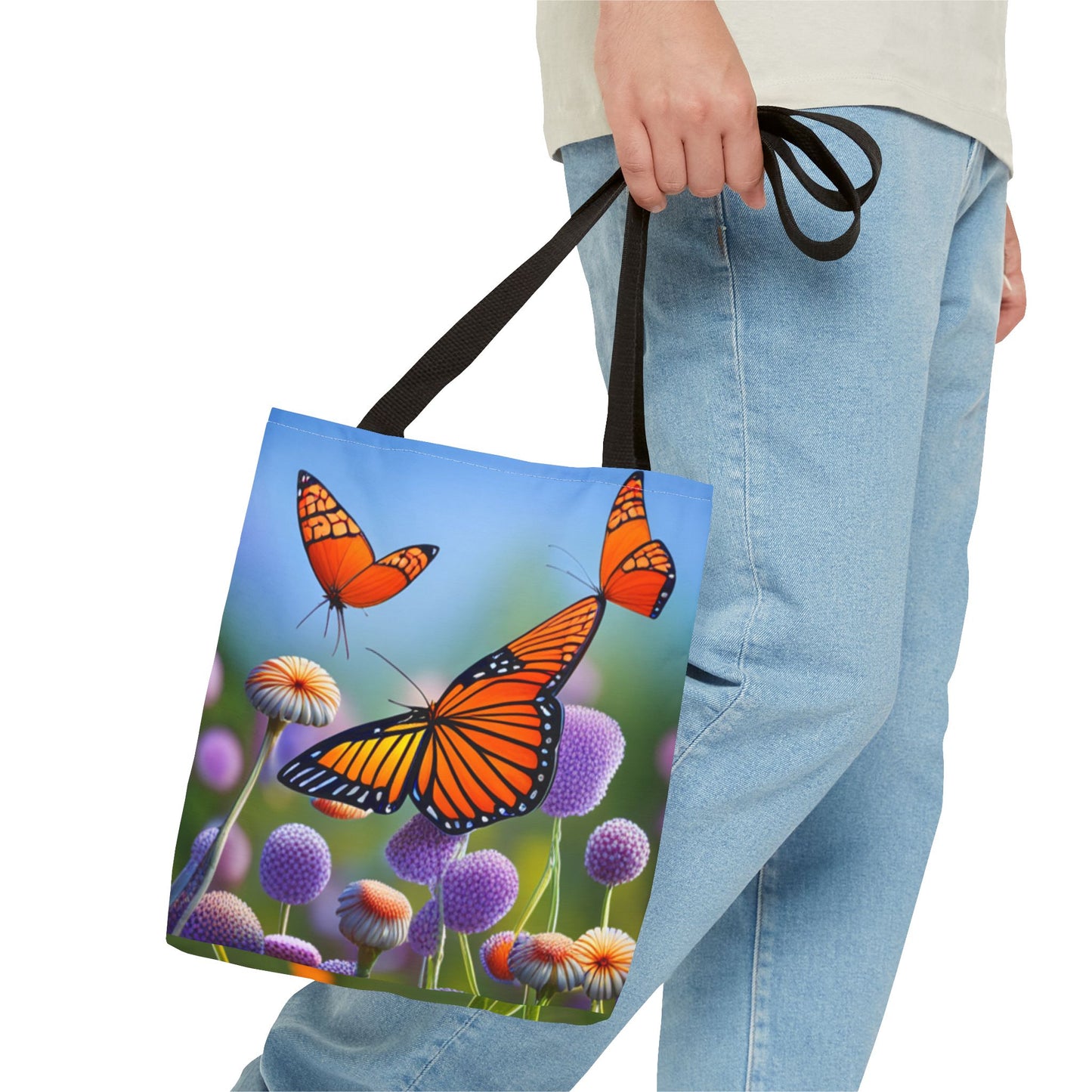 Tote Bag (AOP) (Butterflies)