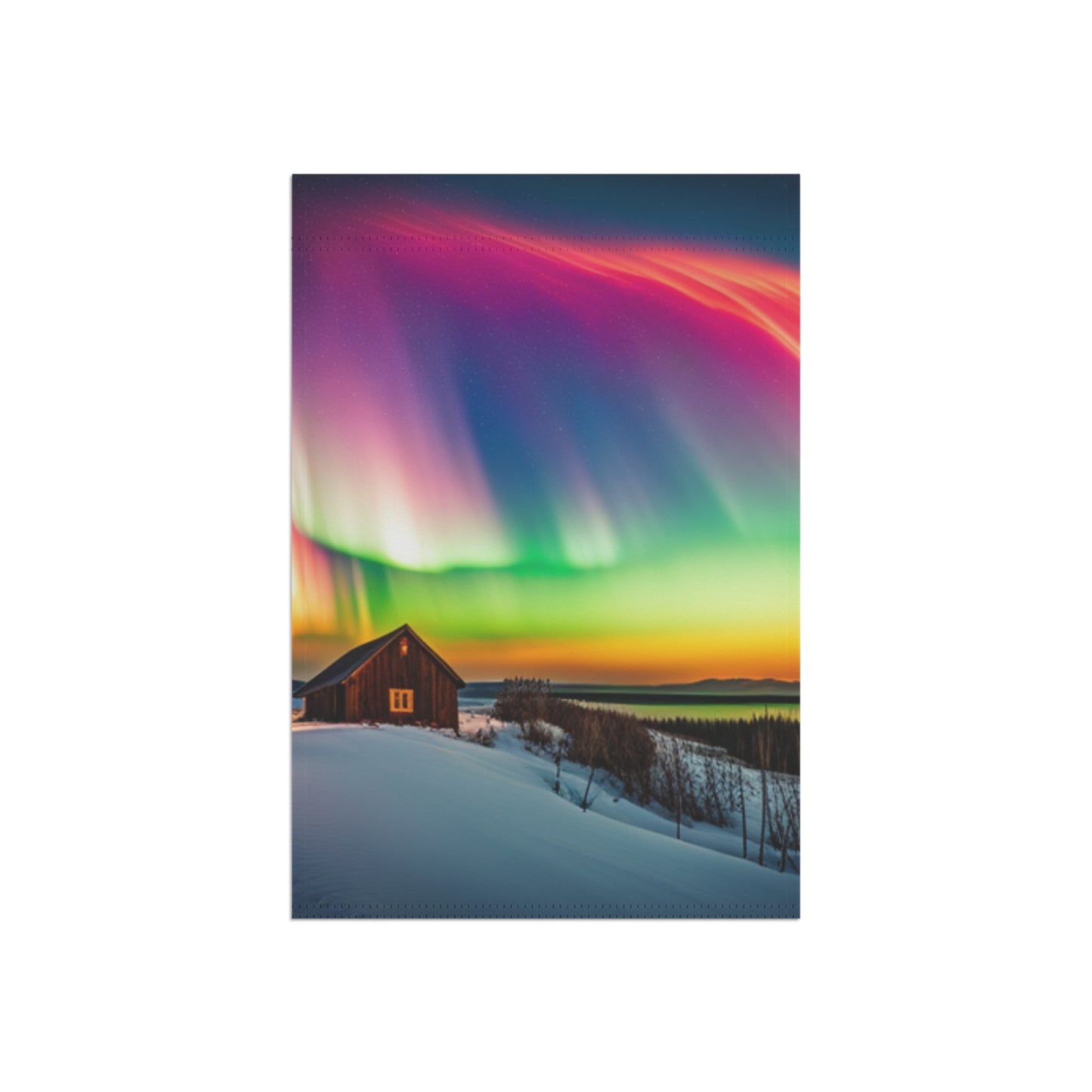 Garden & House Banner (Northern Lights)