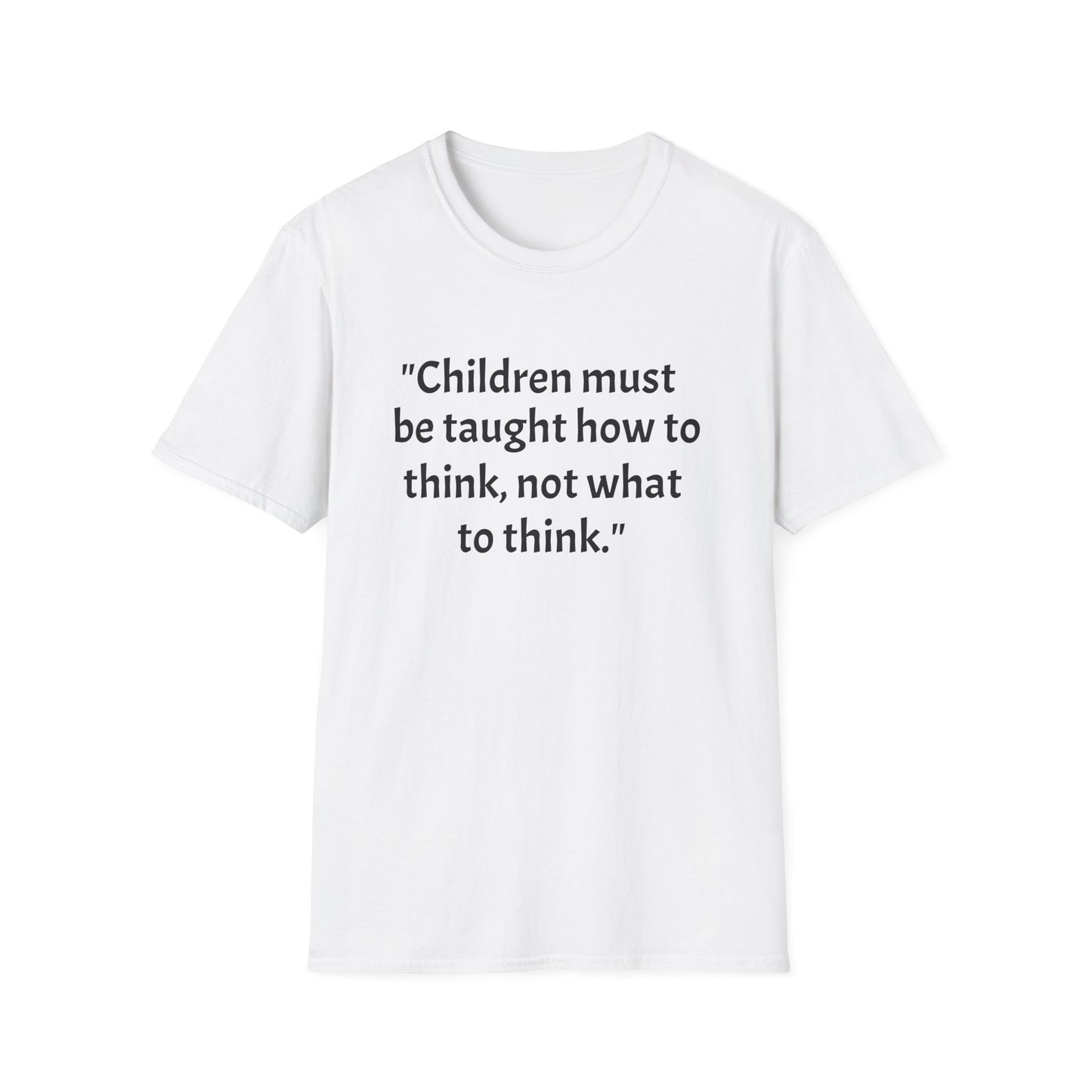 Unisex Softstyle T-Shirt (How to think)