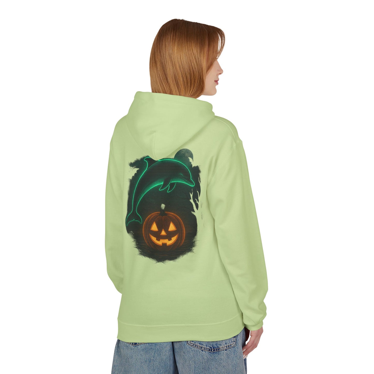 🎃👻 Lucky the Dolphin Halloween Hoodie (Unisex) 👻🎃