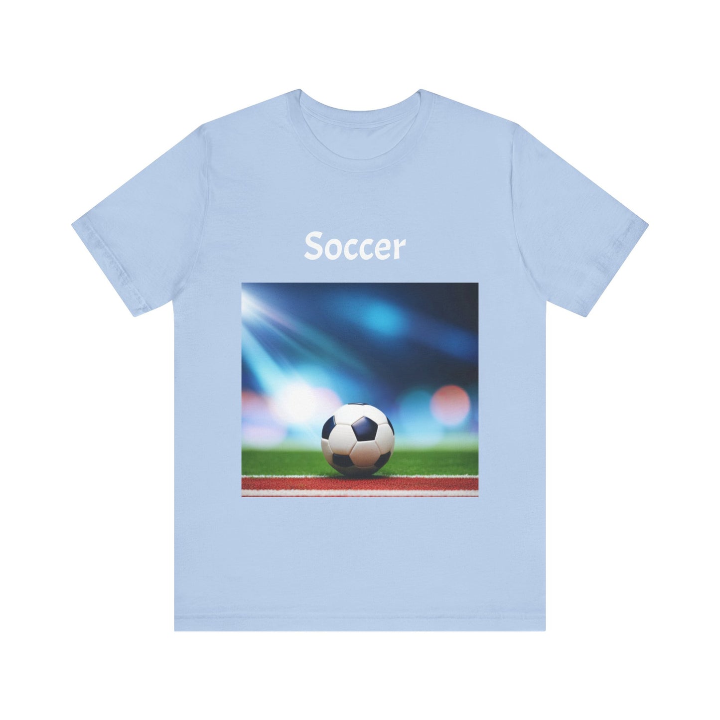 Unisex Jersey Short Sleeve Tee (Soccer Ball)