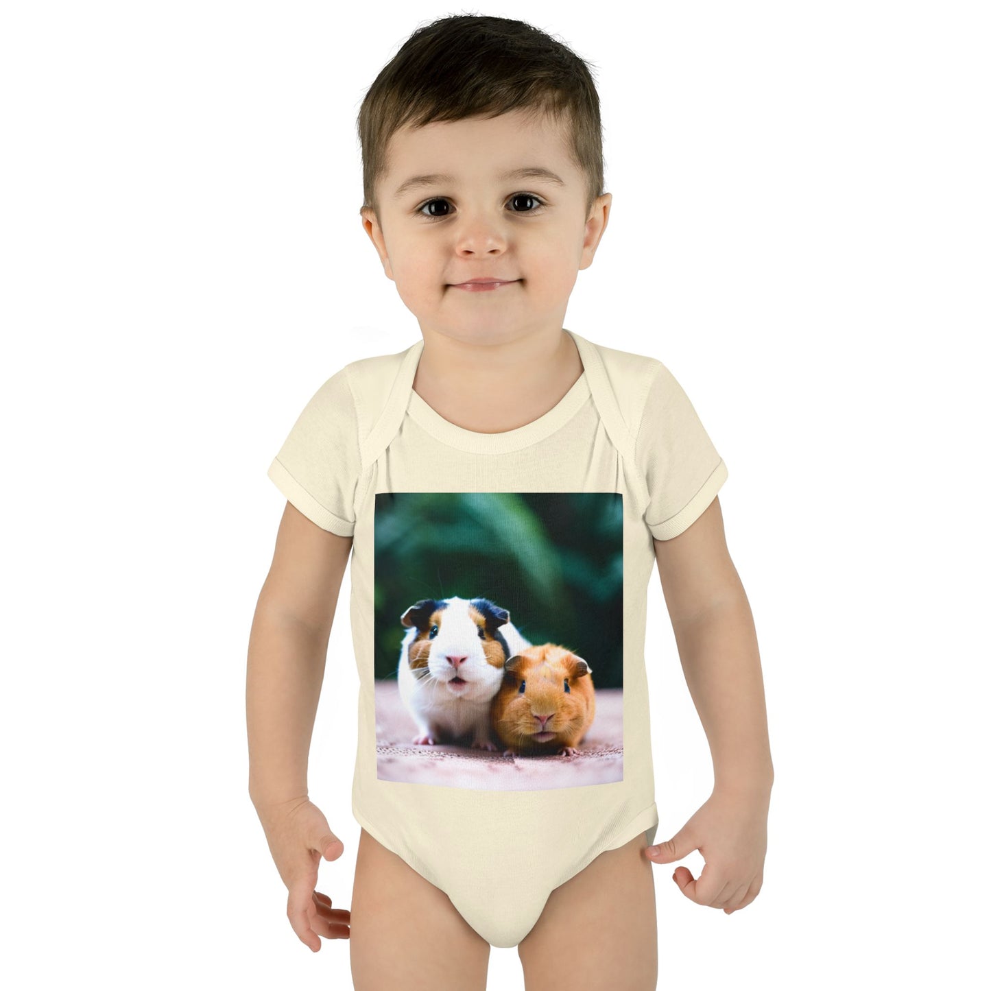 Infant Baby Rib Bodysuit (Guinea Pigs)